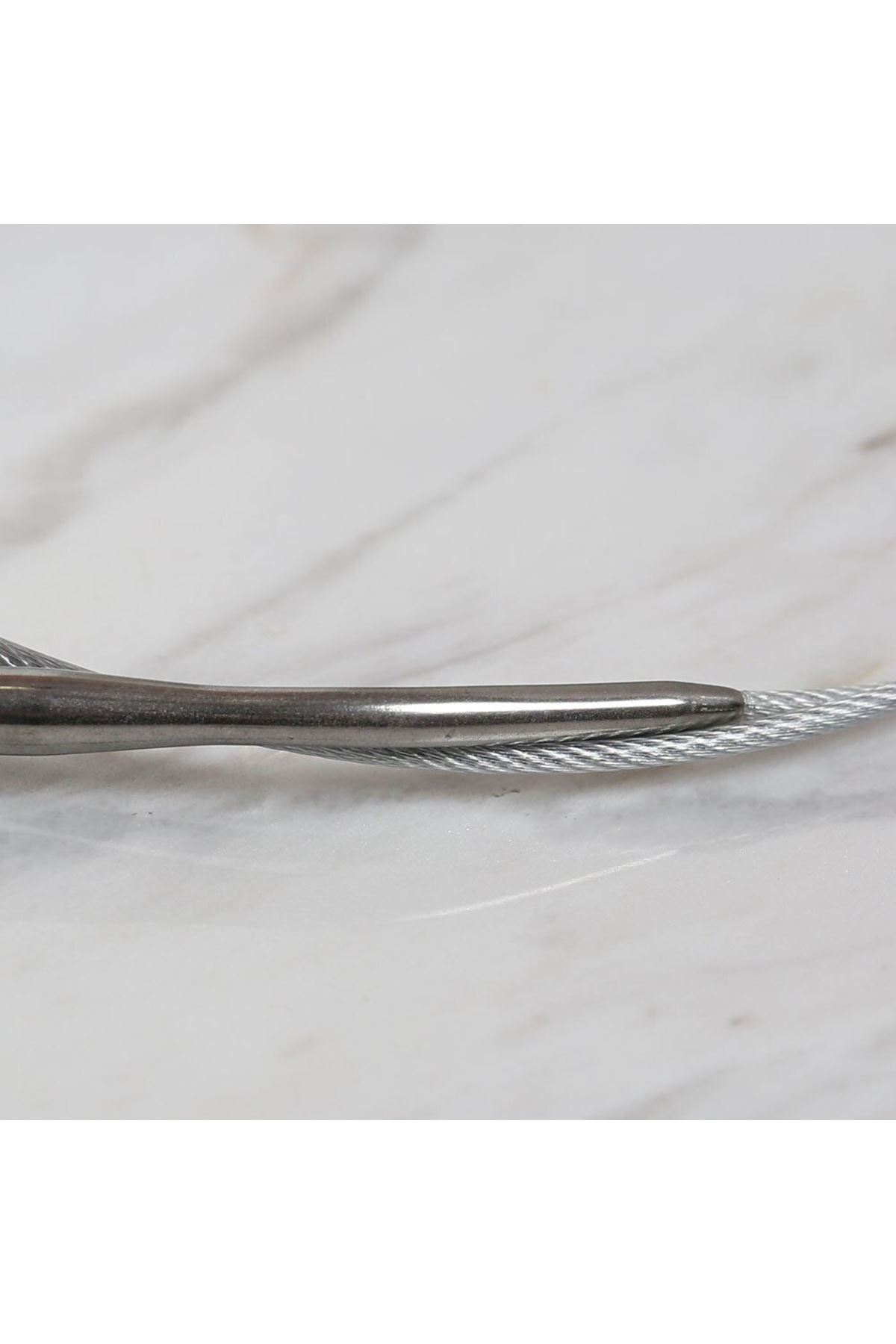 Loren Crafts 4,5 mm Çelik Misinalı Şiş 60 cm