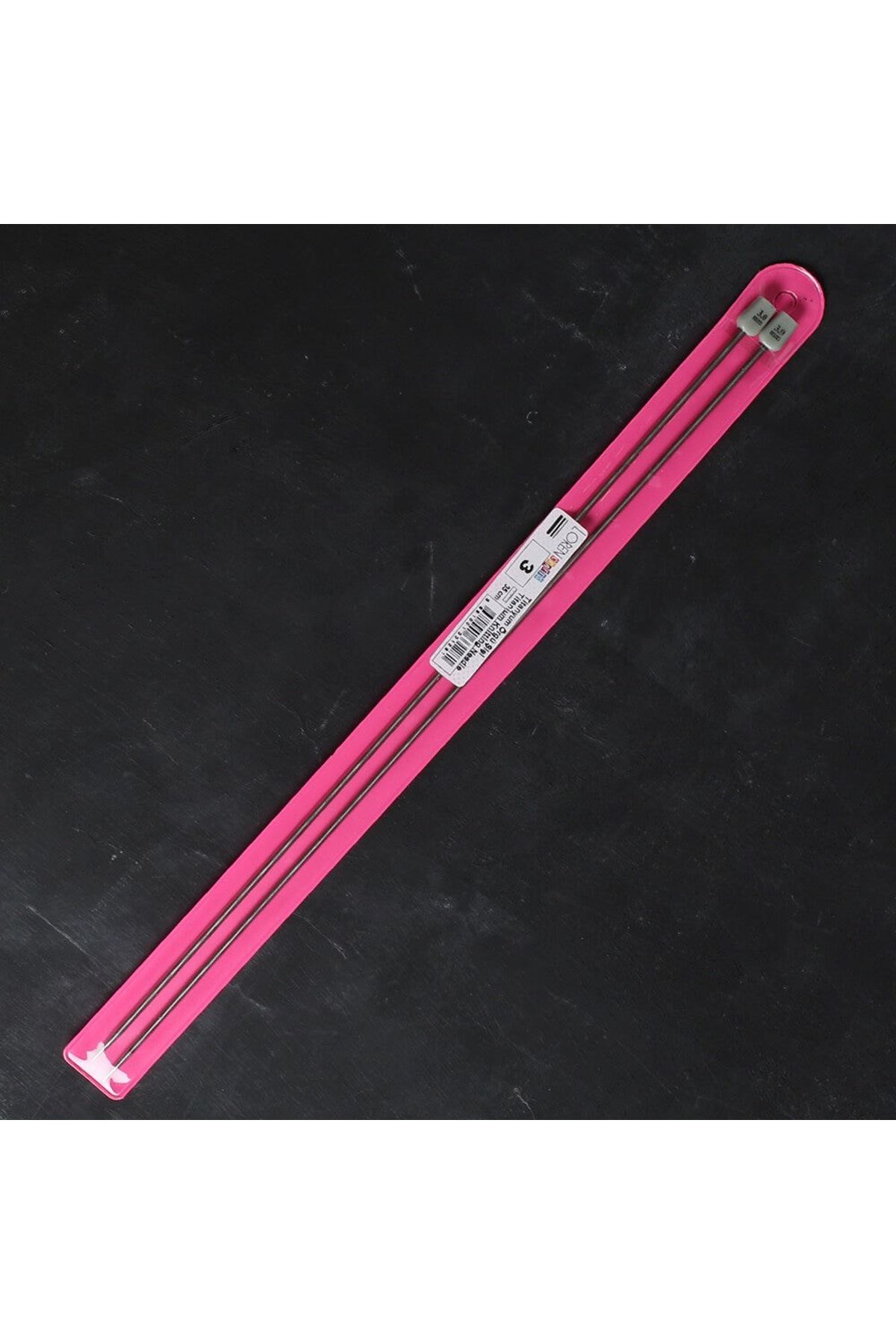 Loren Crafts 3 mm 35 cm Titanyum Örgü Şişi