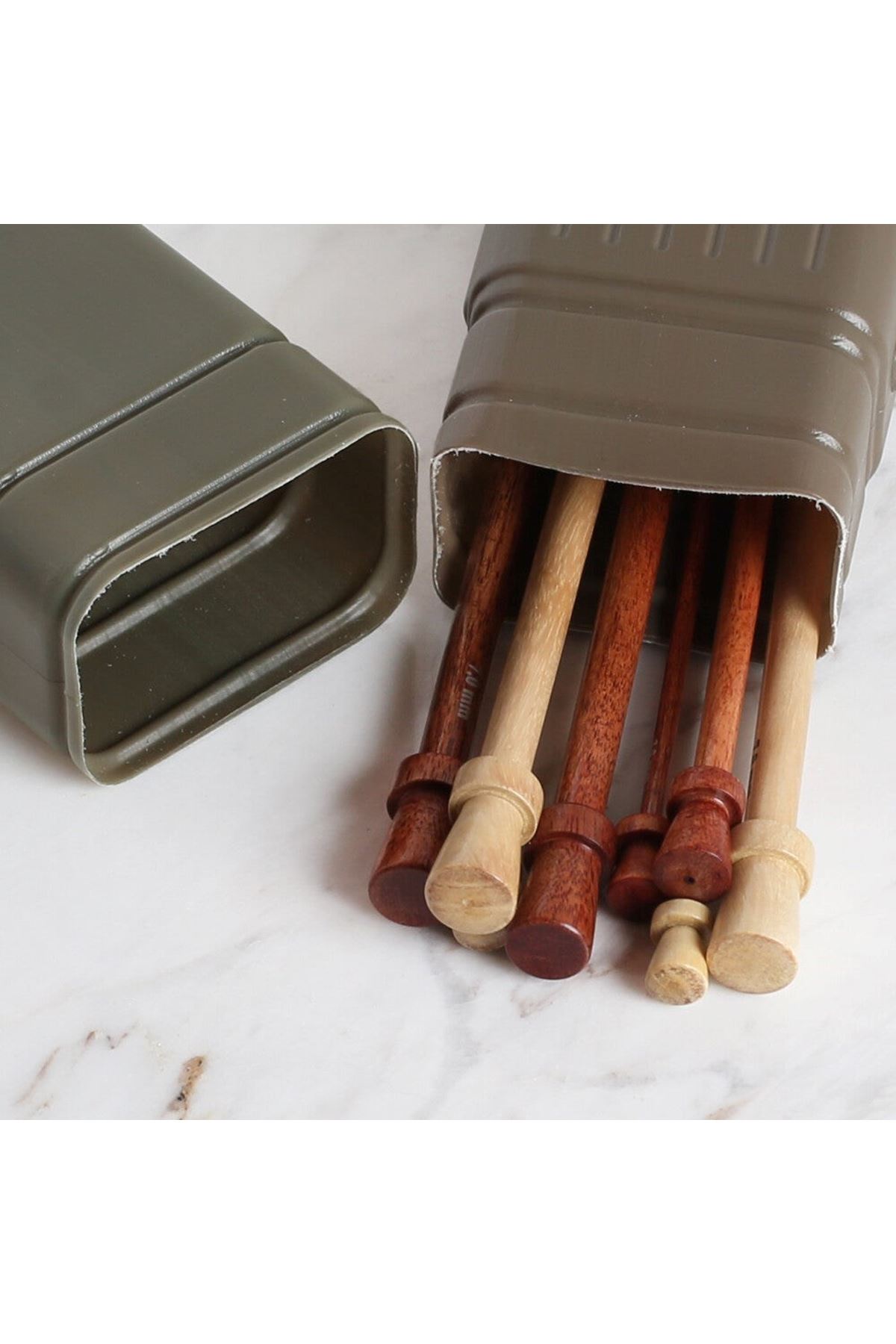 Loren 40 cm Haki Yeşil Şiş Kutusu