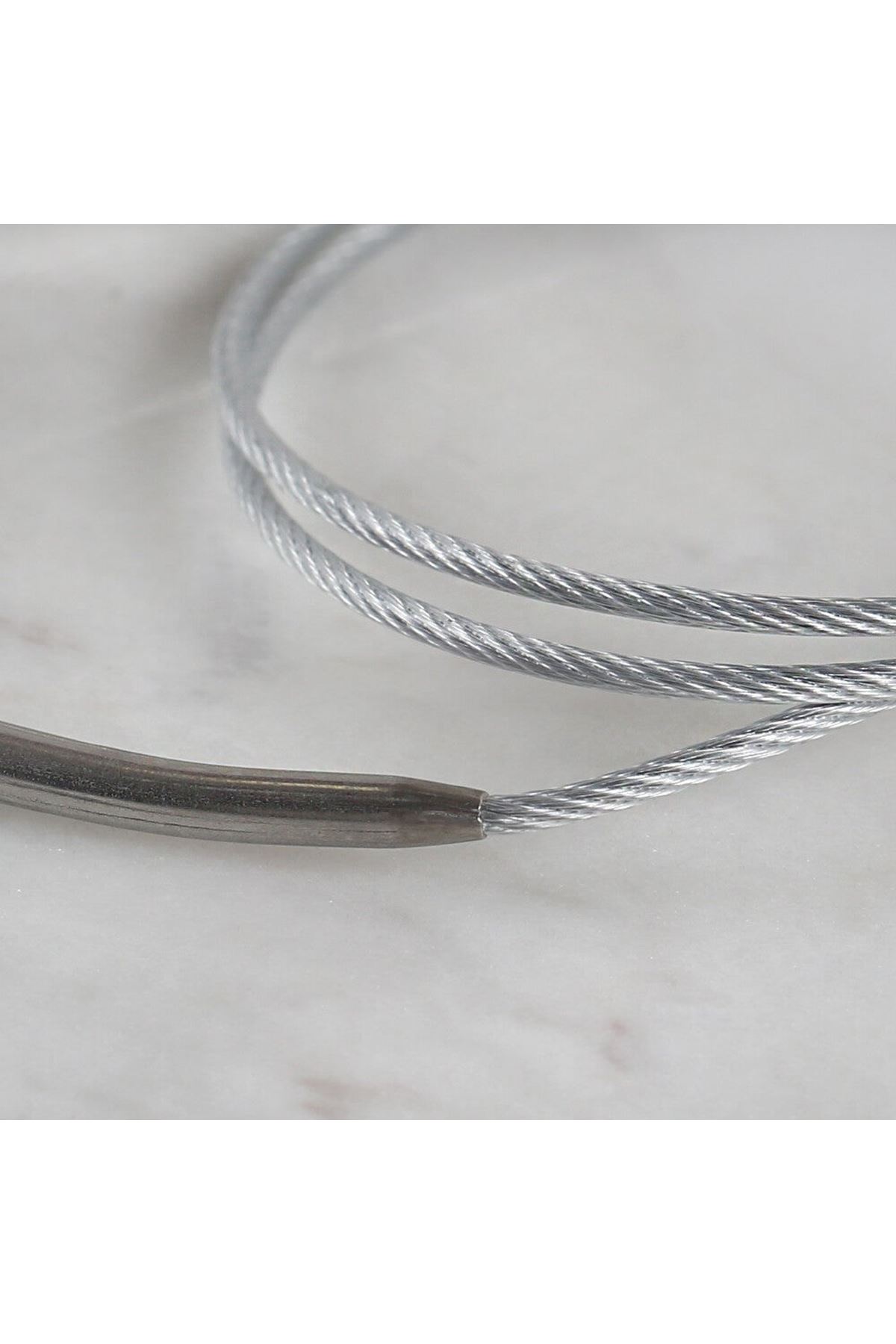 Loren Crafts 5 mm Çelik Misinalı Şiş 60 cm