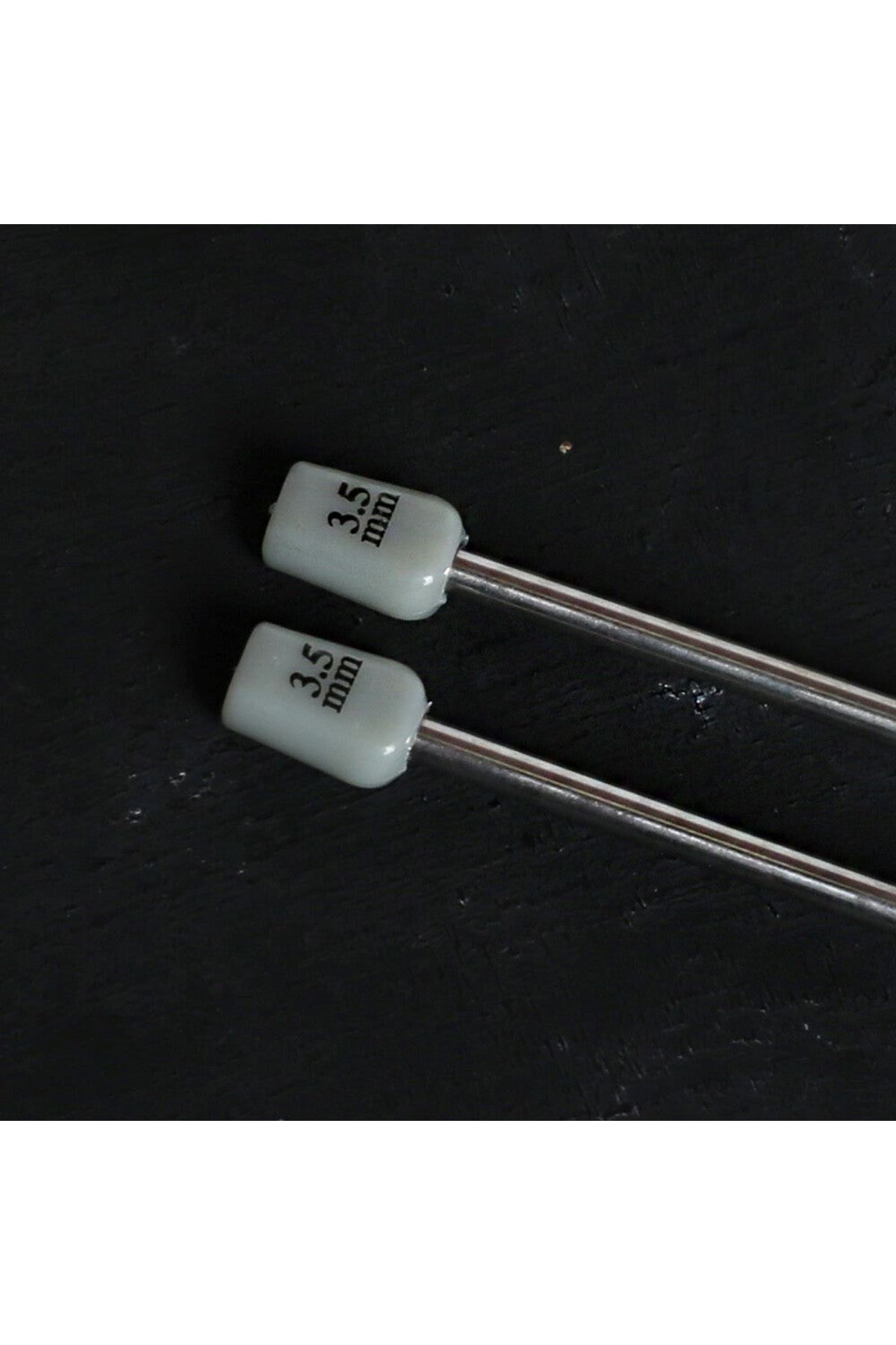 Loren Crafts 3,5 mm 35 cm Titanyum Örgü Şişi