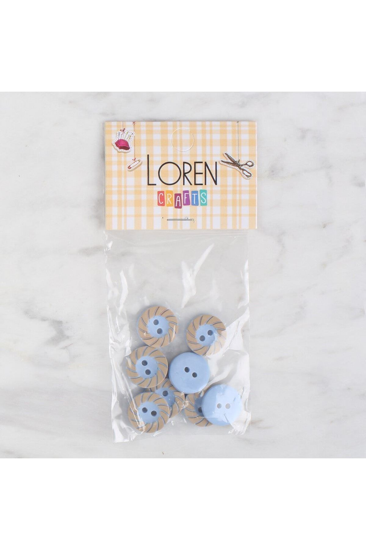 Loren Crafts 8 li açık mavi - 350