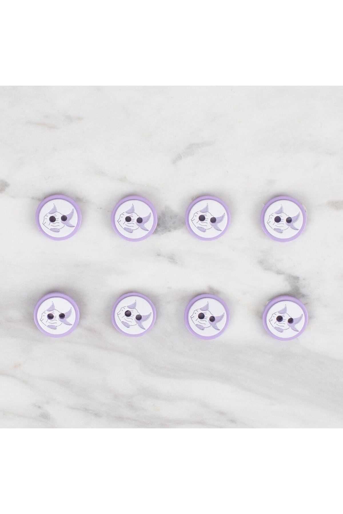 Loren Crafts 8 li balık lila - 573