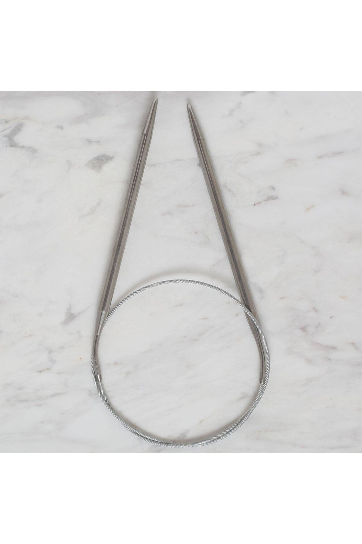 Loren Crafts 6 mm Çelik Misinalı Şiş 60 cm