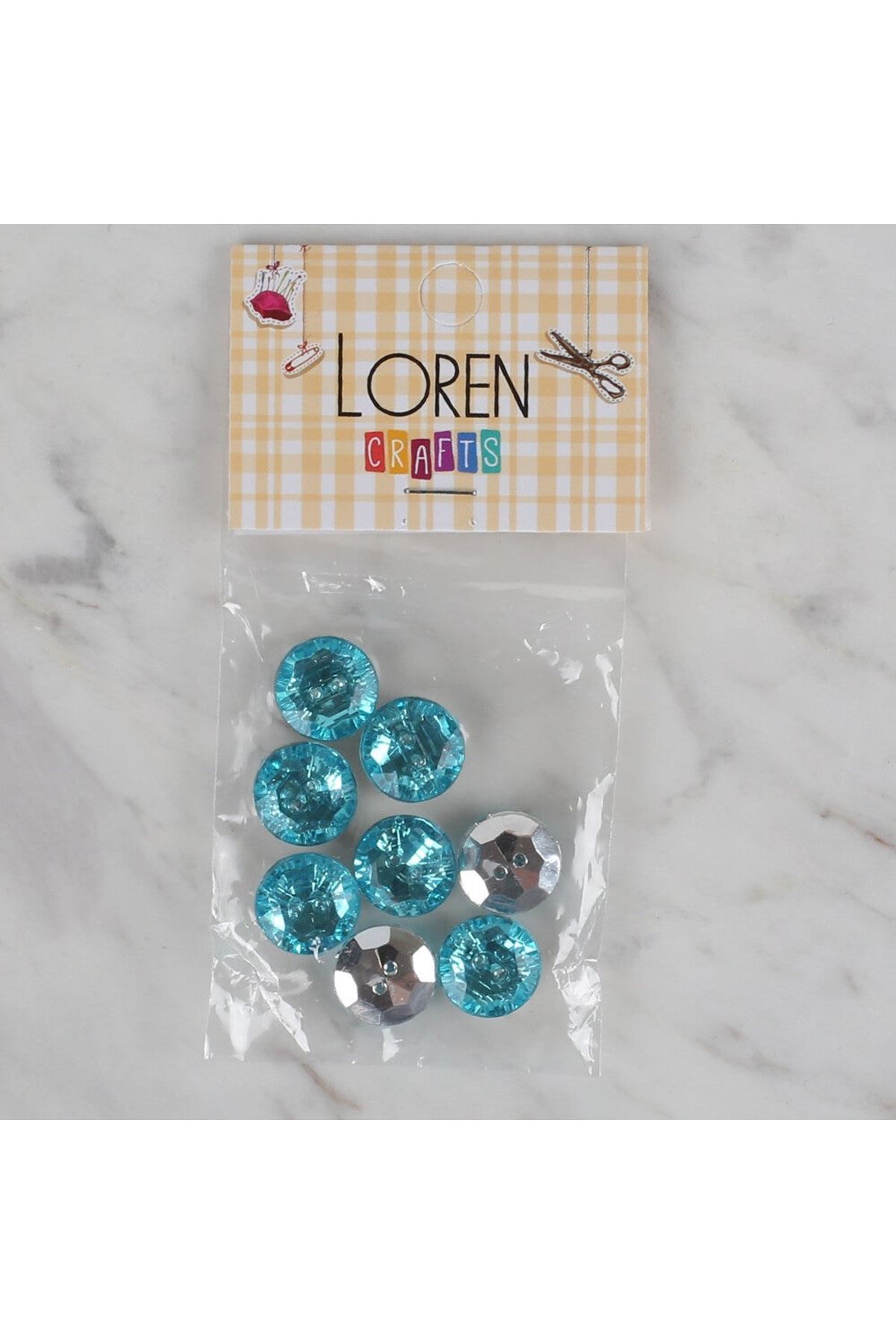 Loren Crafts 8 li Düğme - 215