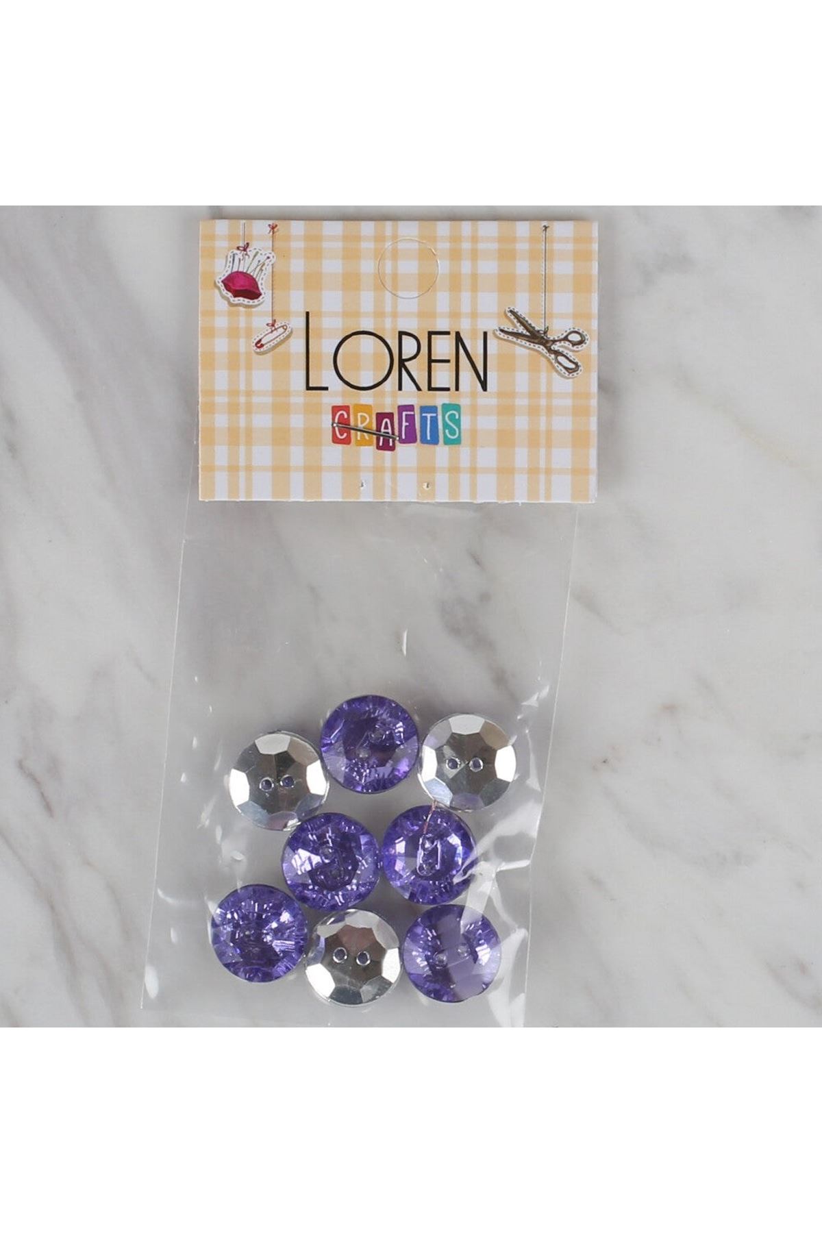 Loren Crafts 8 li Düğme - 217