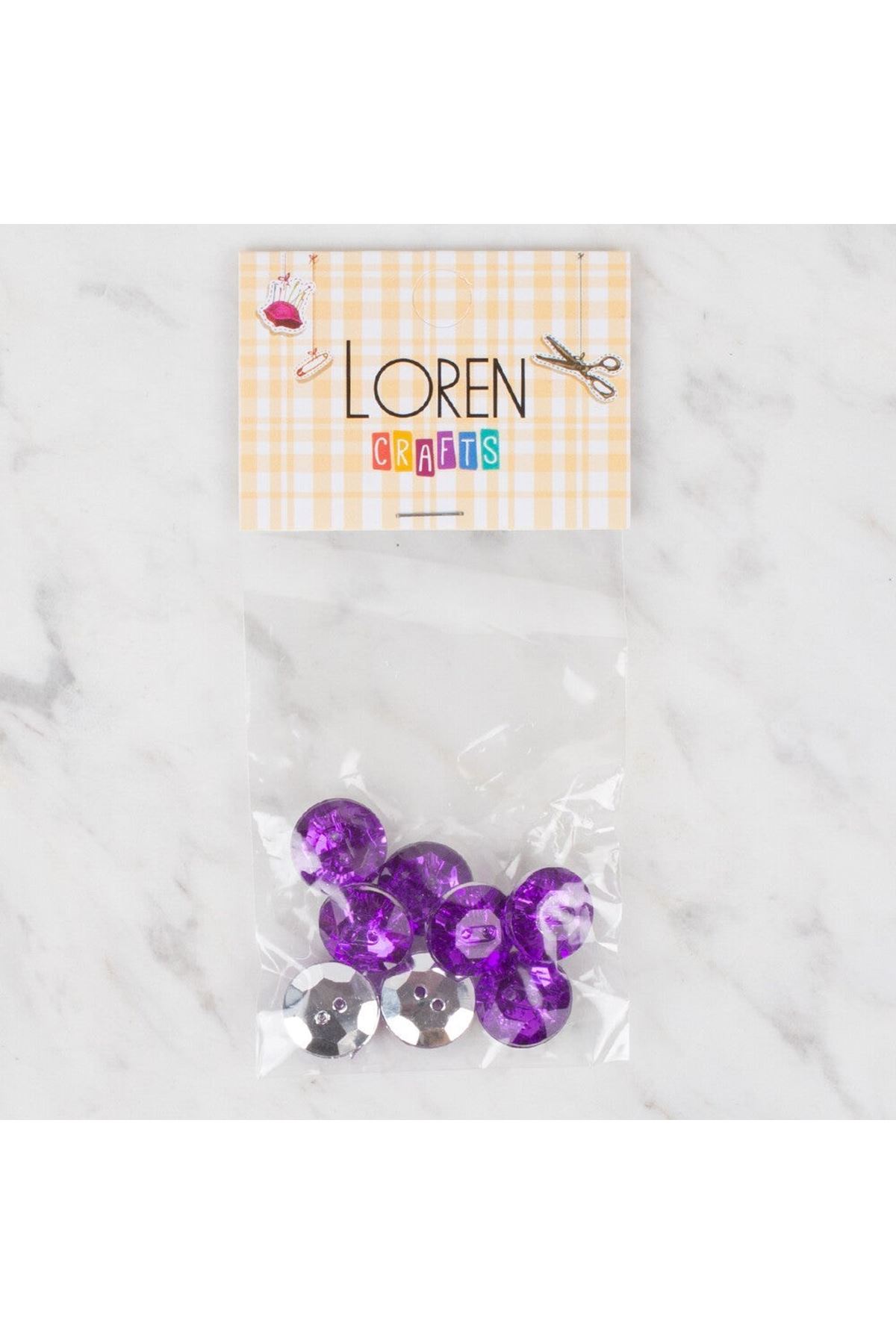 Loren Crafts 8 li Düğme - 218