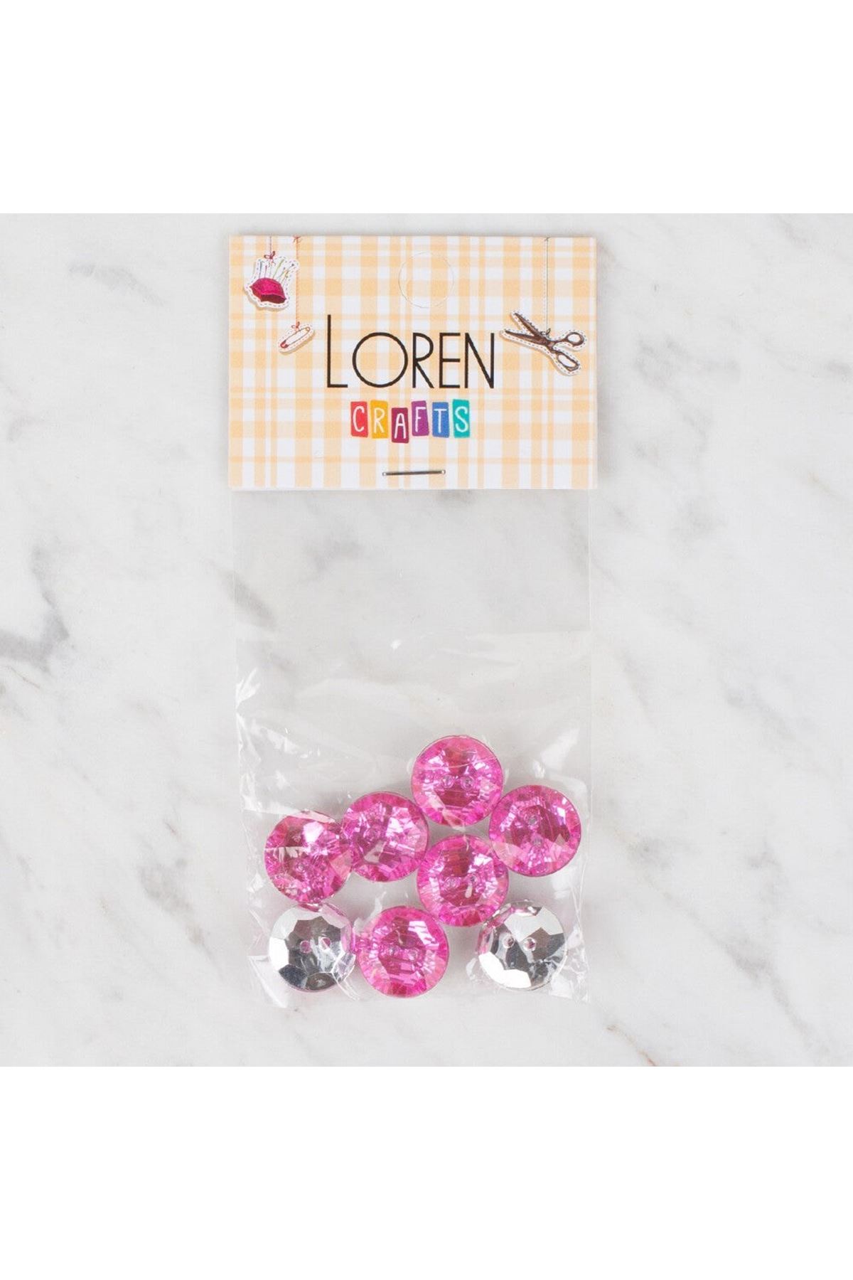 Loren Crafts 8 li Düğme - 219
