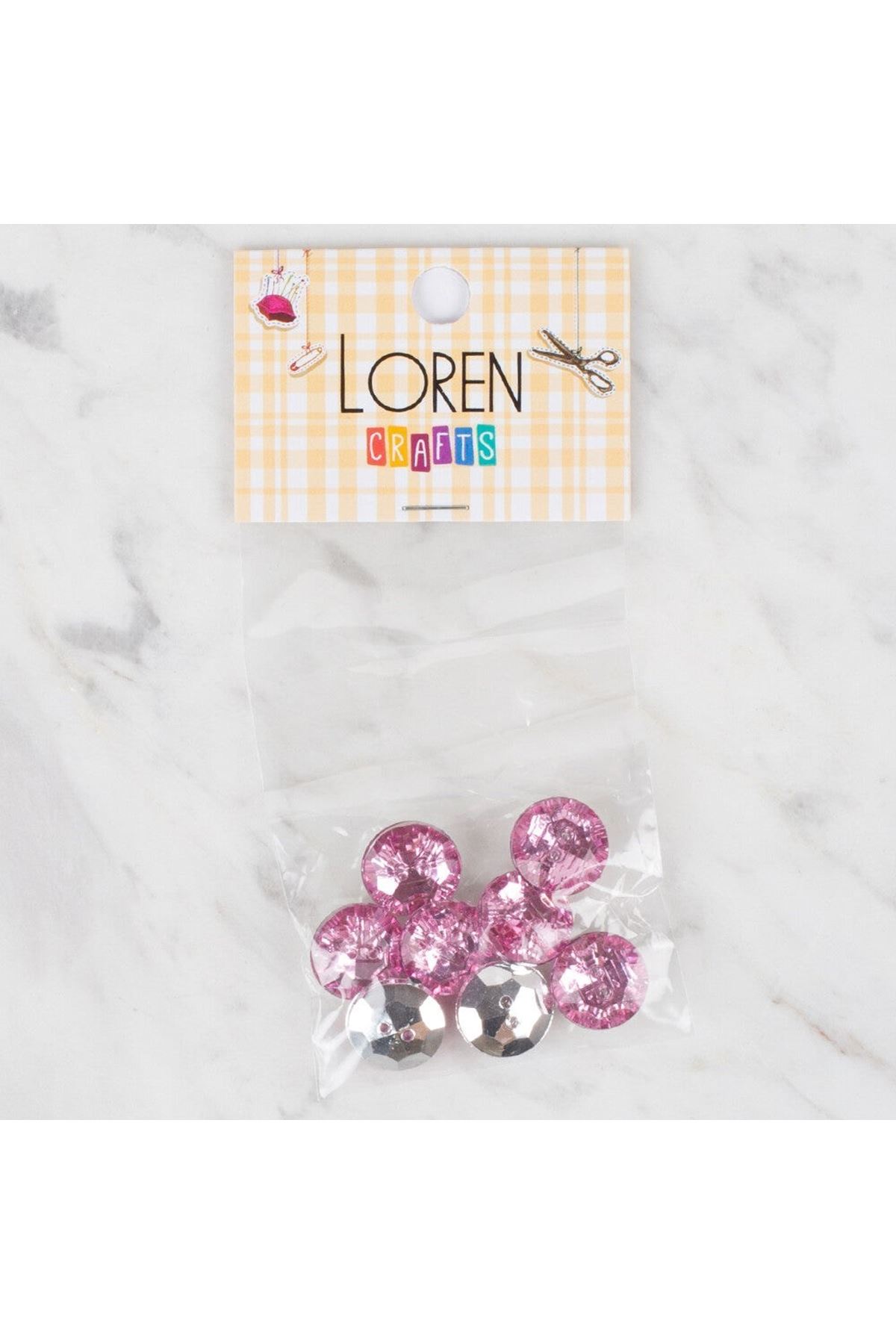 Loren Crafts 8 li Düğme - 221