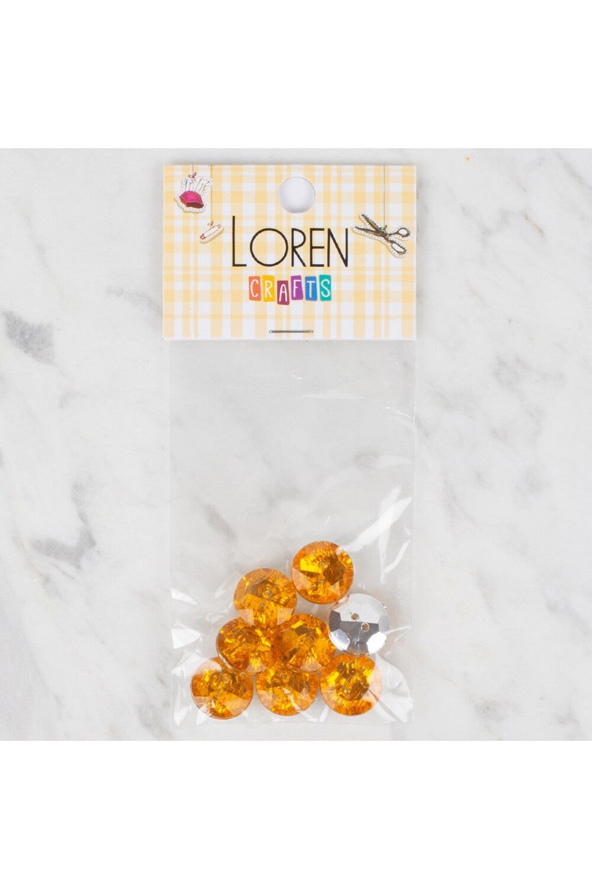 Loren Crafts 8 li Düğme - 223