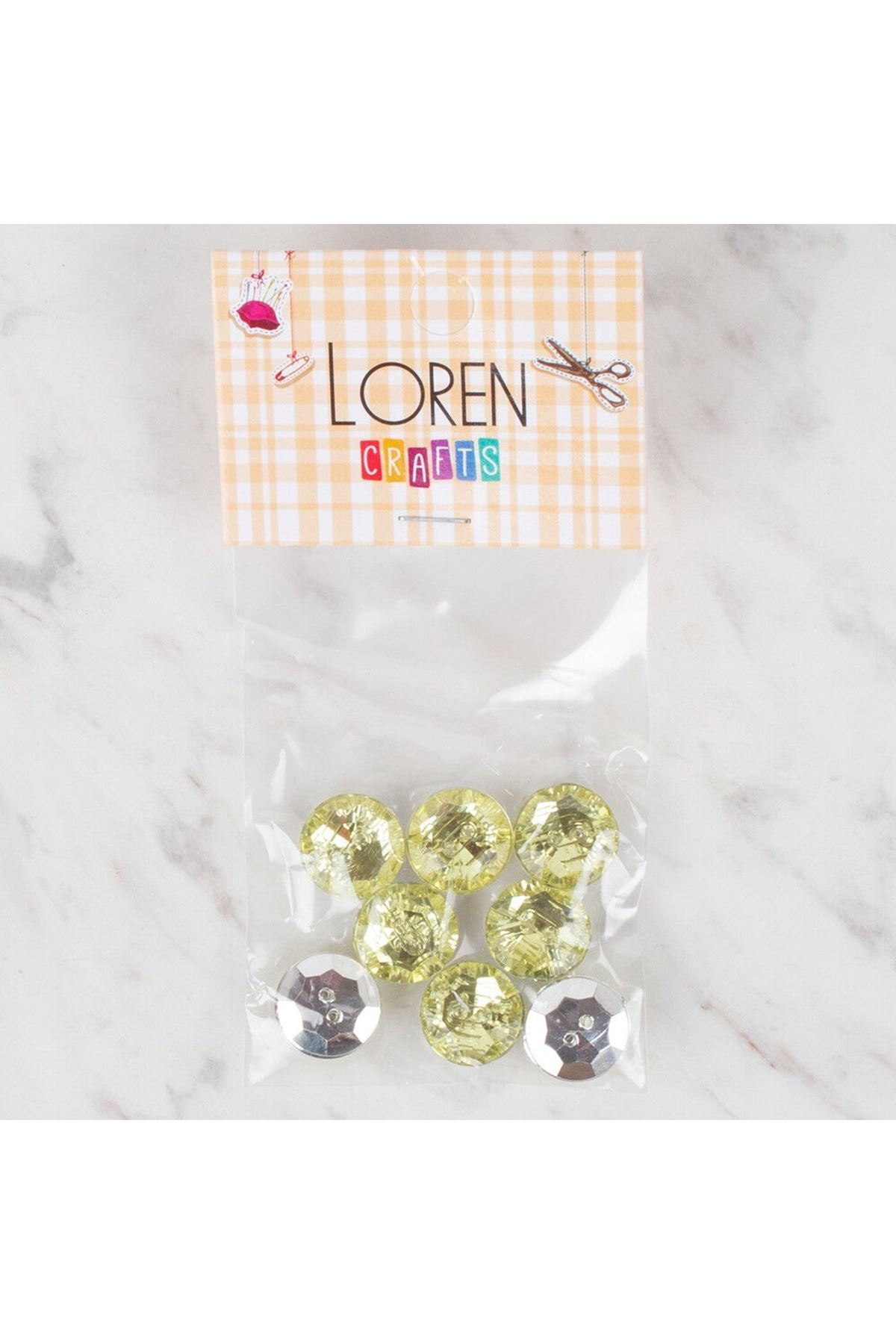 Loren Crafts 8 li Düğme - 227