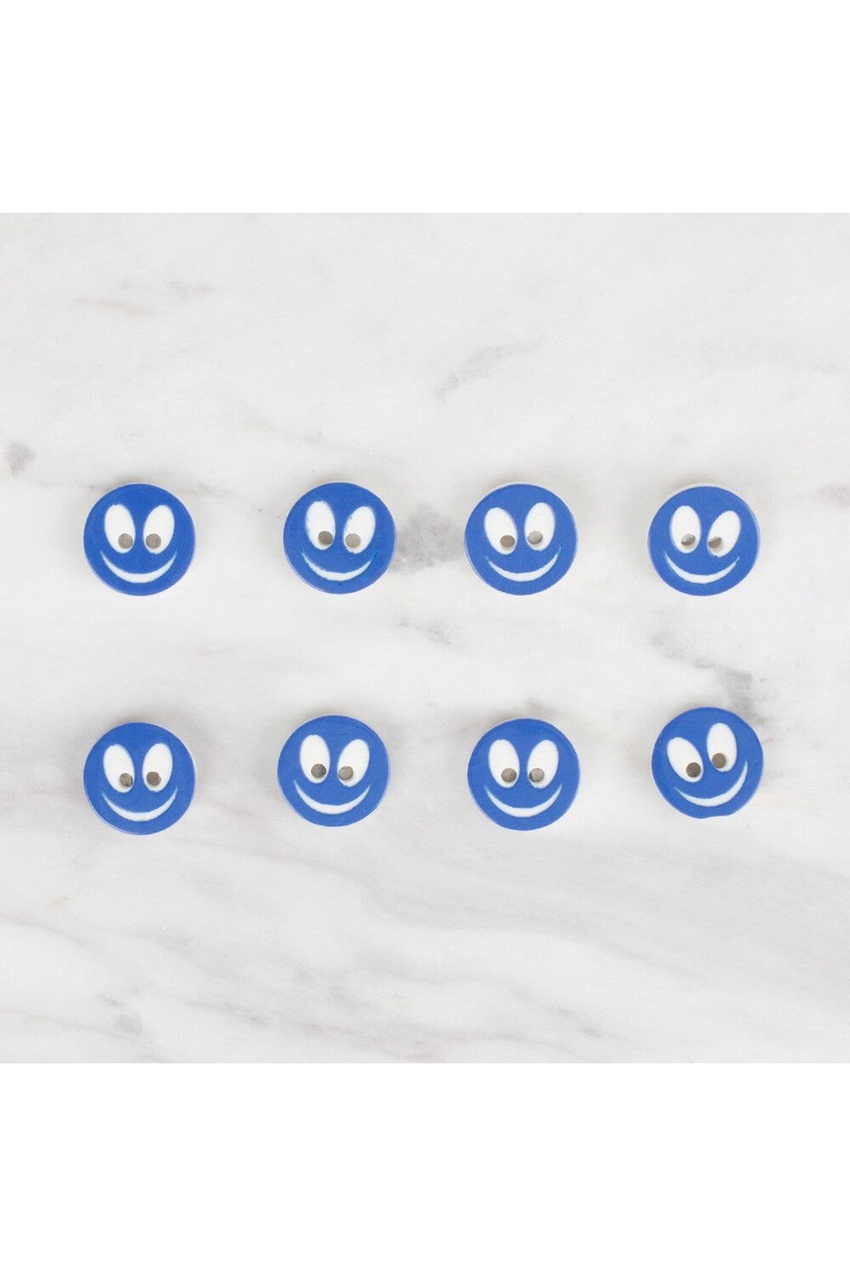 Loren Crafts 8 li gülen yüz mavi - 524