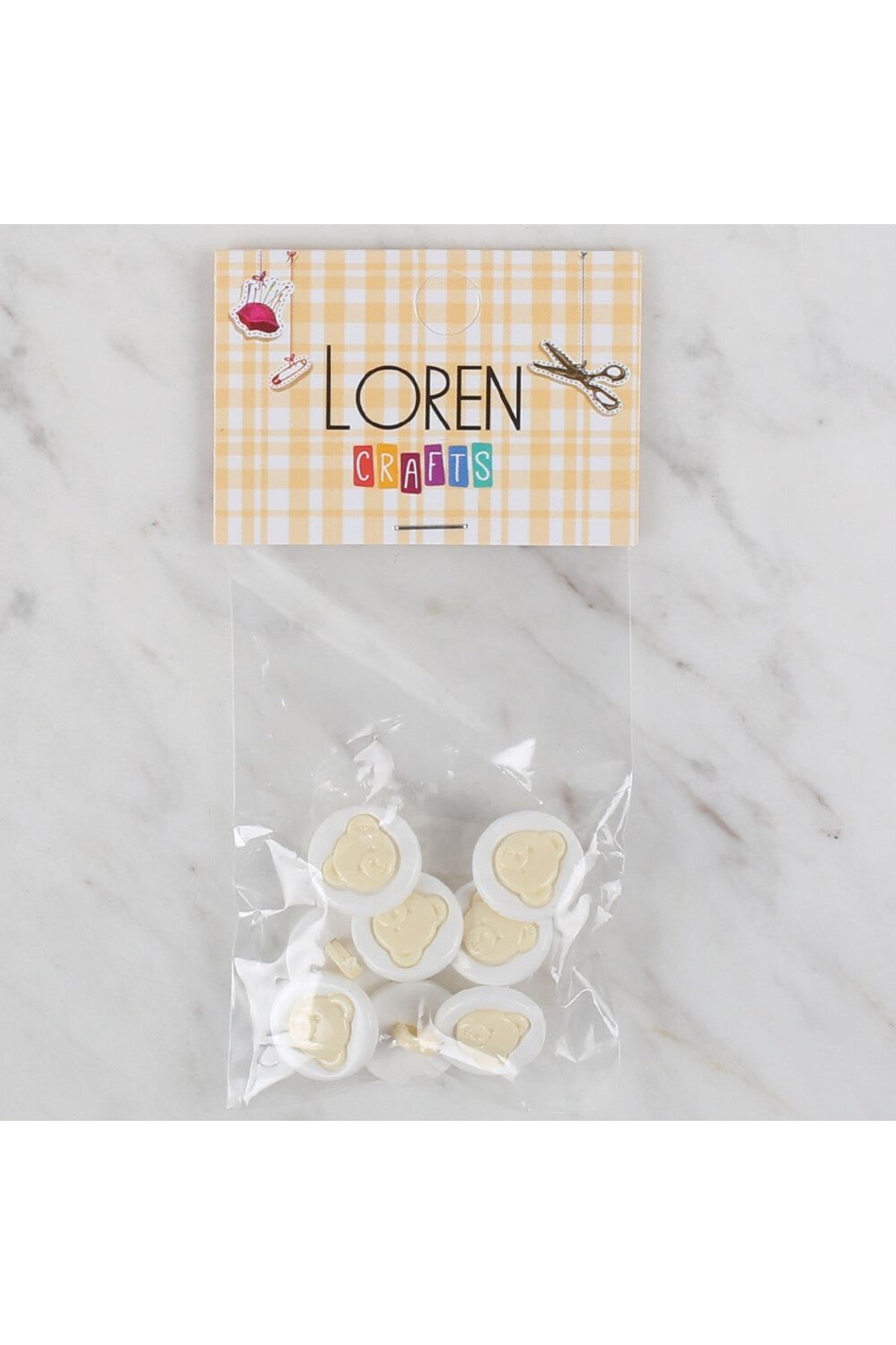 Loren Crafts 8 li Düğme - 619