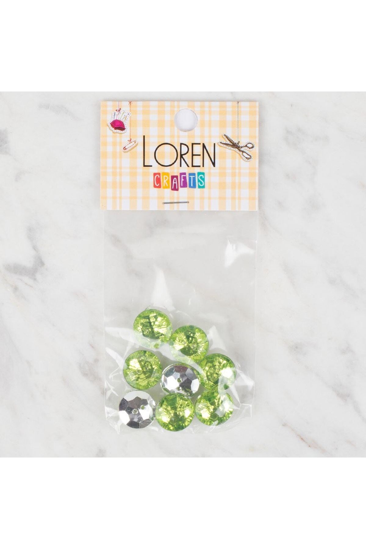Loren Crafts 8 li Düğme - 229