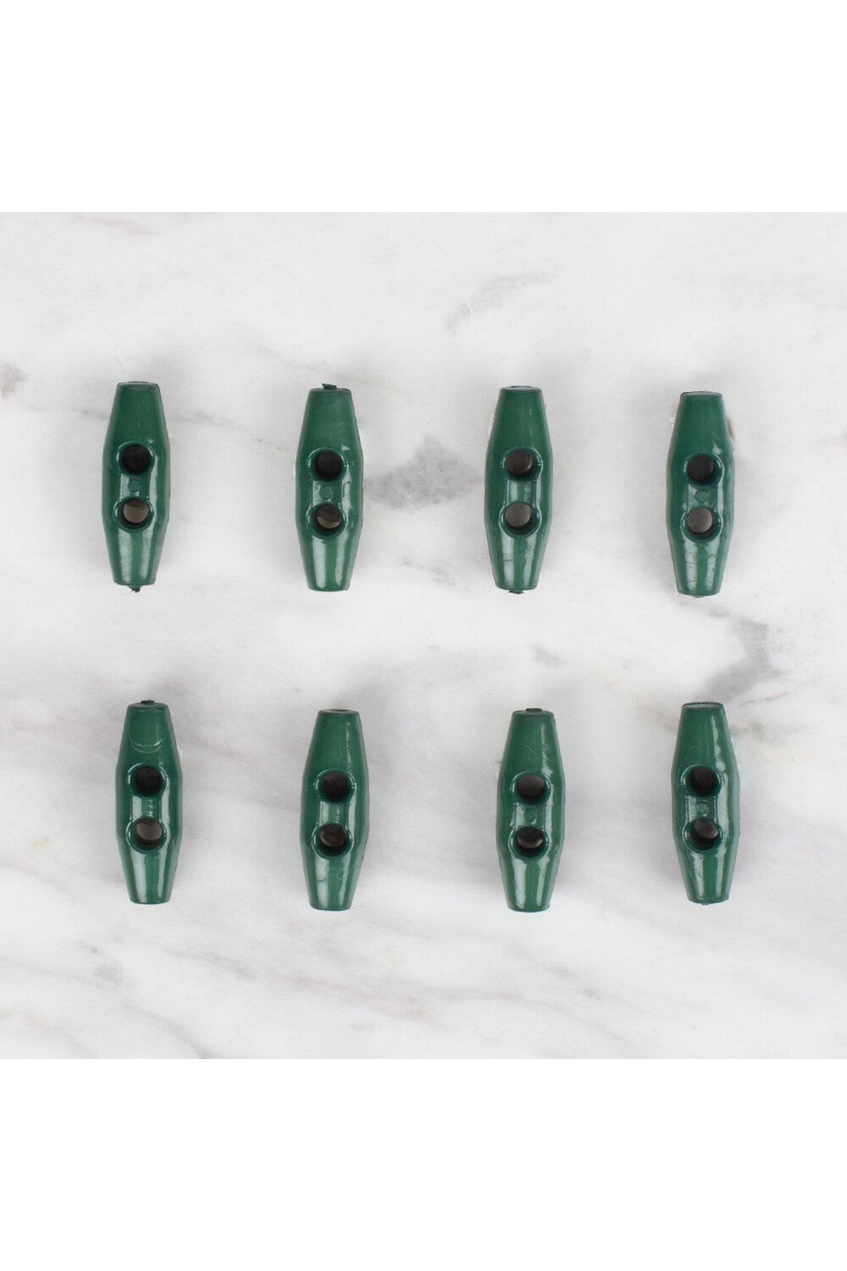 Loren Crafts 8 li koyu yeşil çoban düğme - 103