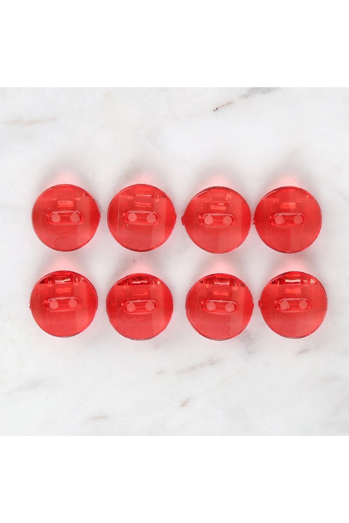 Loren Crafts Kırmızı 8'li Düğme - 3063