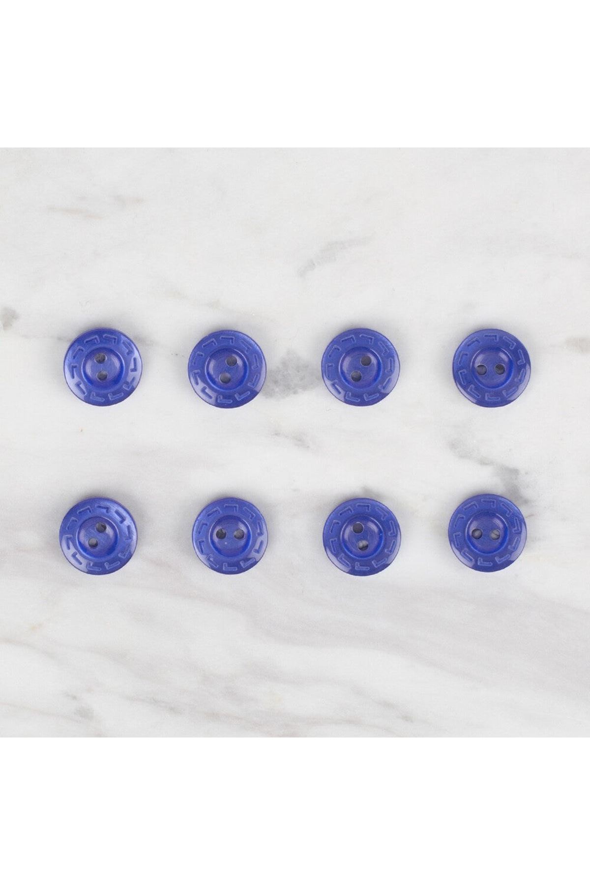 Loren Crafts 8 li Mavi Düğme - 185