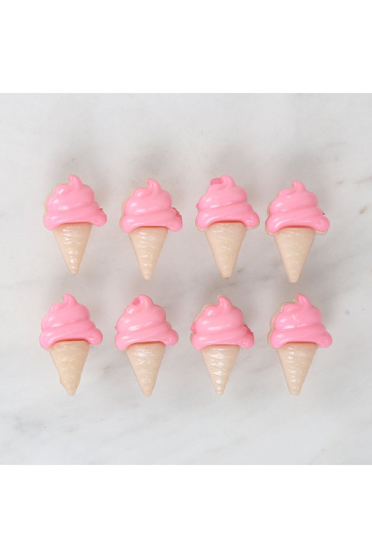 Loren Crafts Pembe 8'li Düğme - 3073