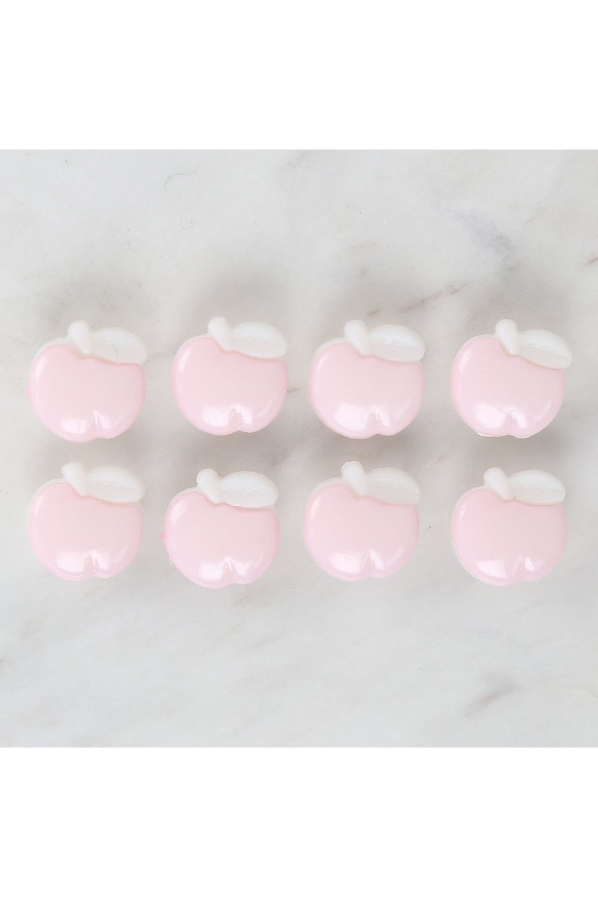 Loren Crafts Bebe Pembe 8'li Düğme - 3002