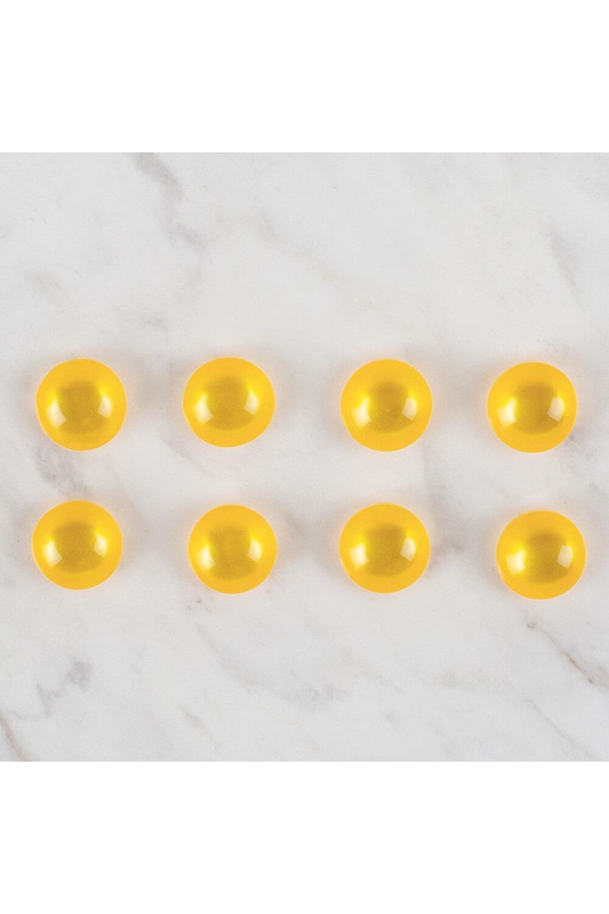 Loren Crafts 8 li Sarı Düğme - 42