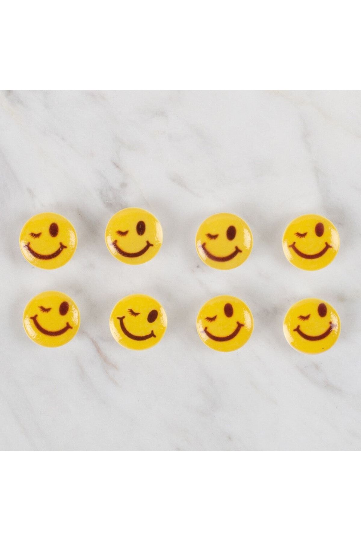 Loren Crafts 8 li Sarı Düğme - 661