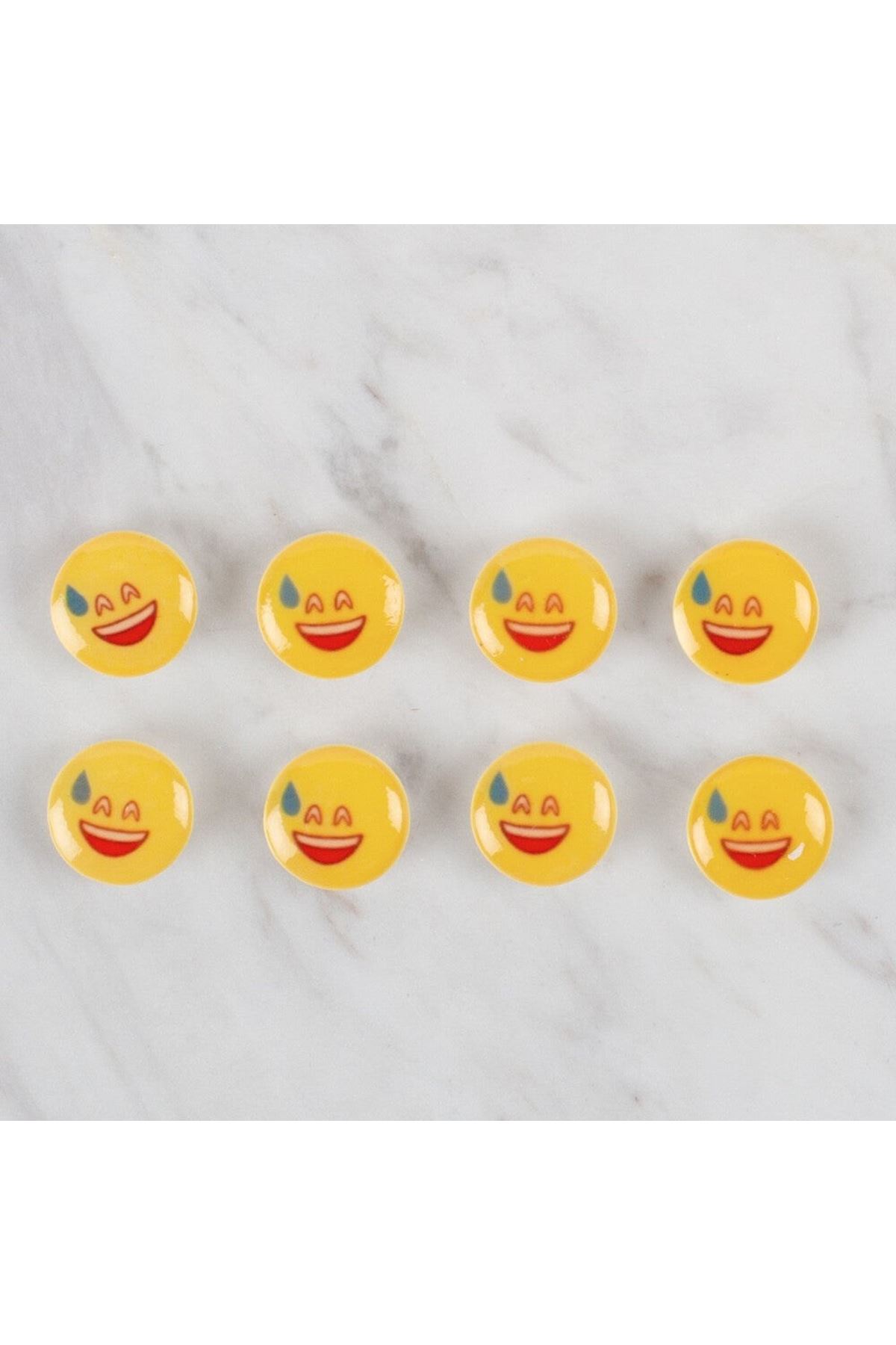 Loren Crafts 8 li Sarı Düğme - 662