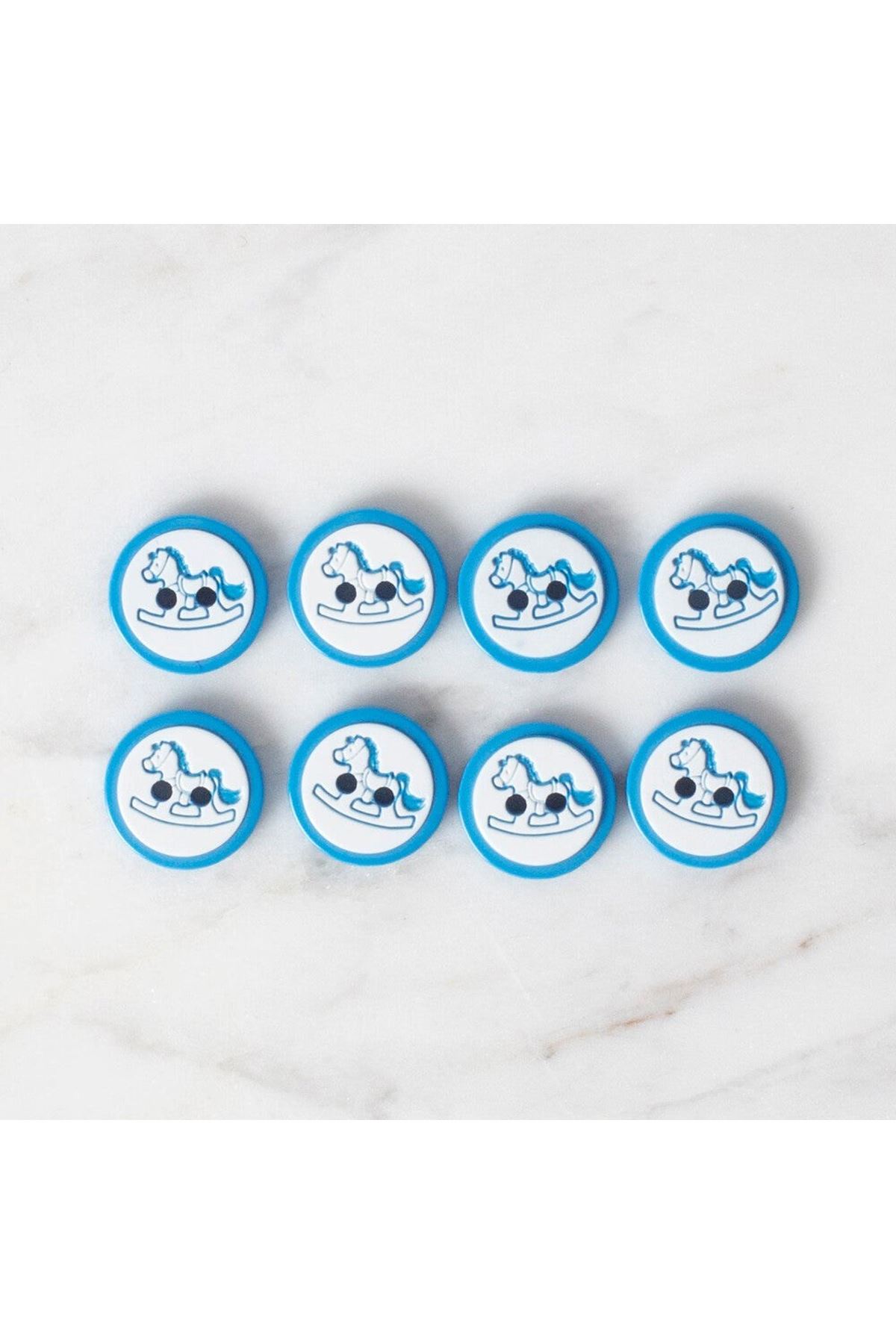 Loren Crafts 8 li petrol mavi - 501