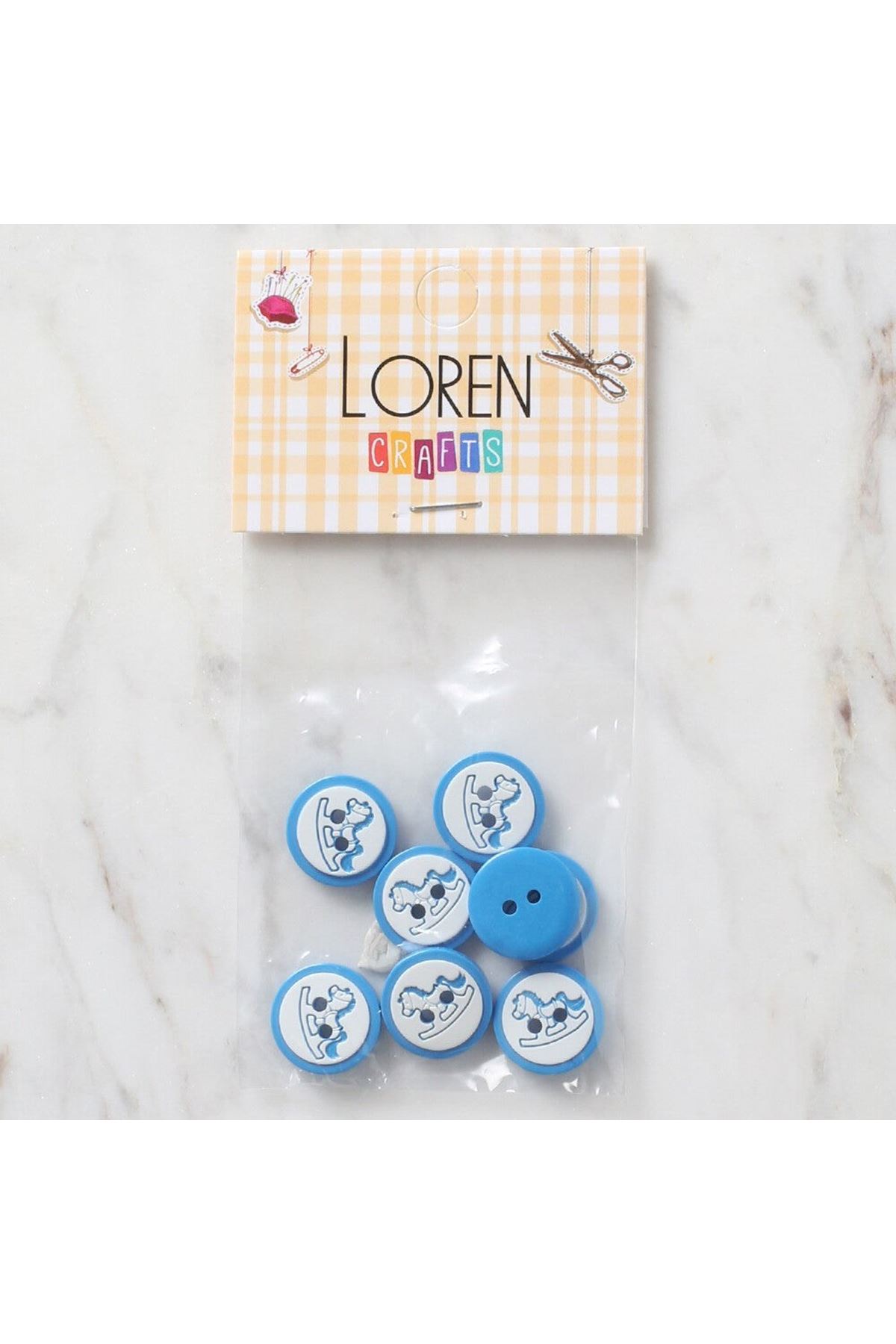 Loren Crafts 8 li petrol mavi - 501