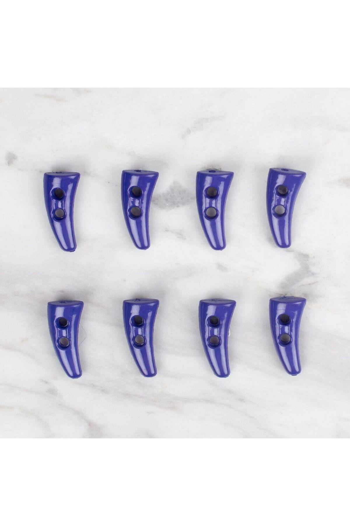 Loren Crafts 8 li saks mavi çoban düğme - 126