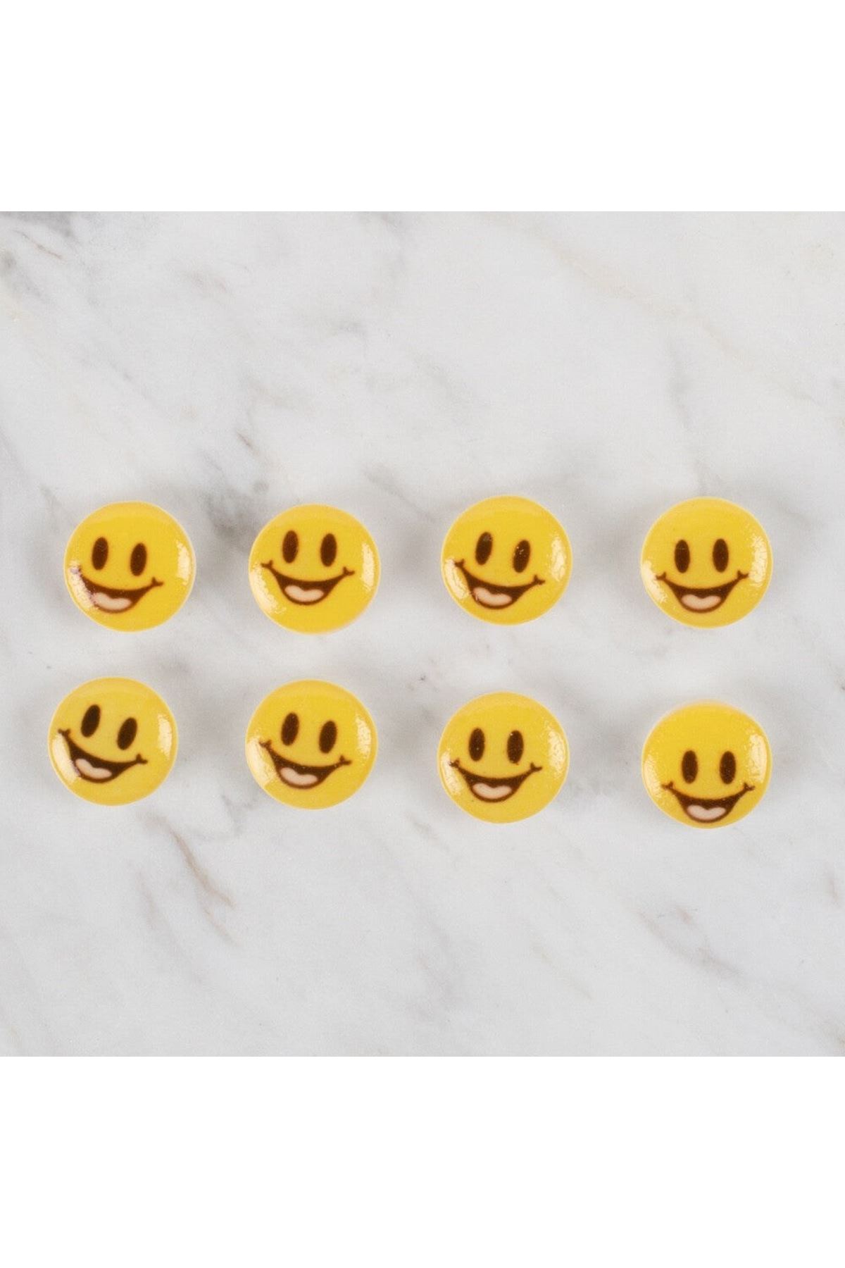 Loren Crafts 8 li Sarı Düğme - 667