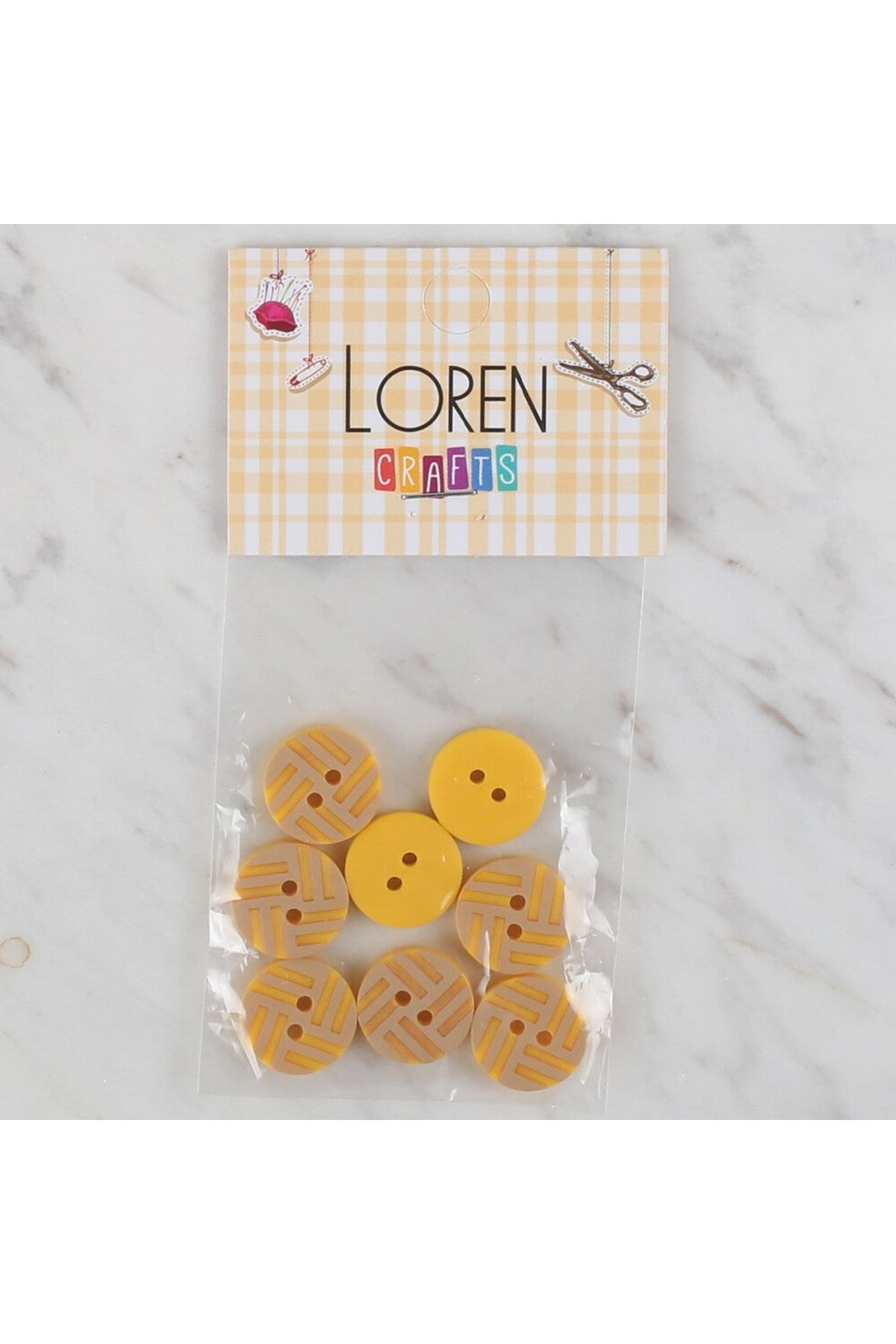 Loren Crafts 8 li sarı - 307
