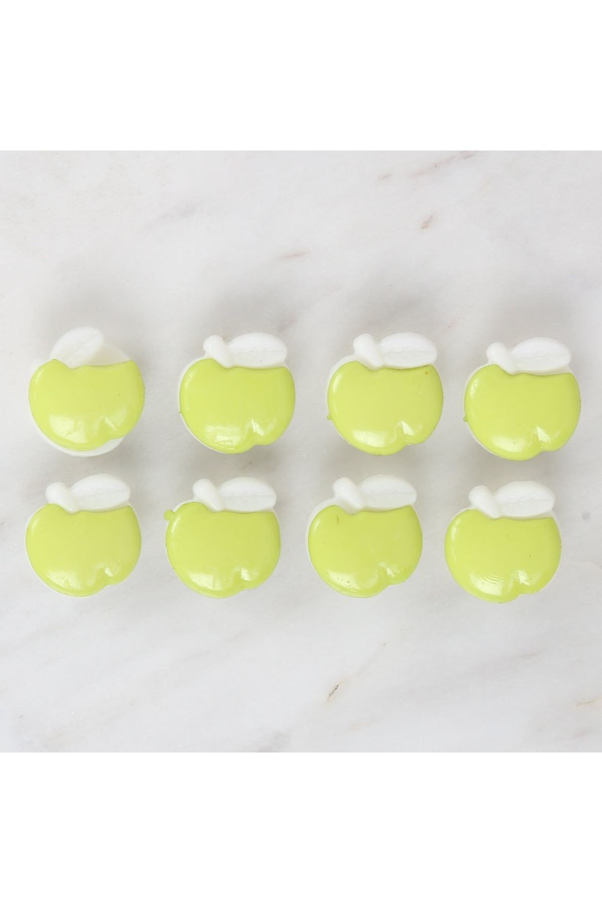 Loren Crafts Yeşil 8'li Düğme - 3000