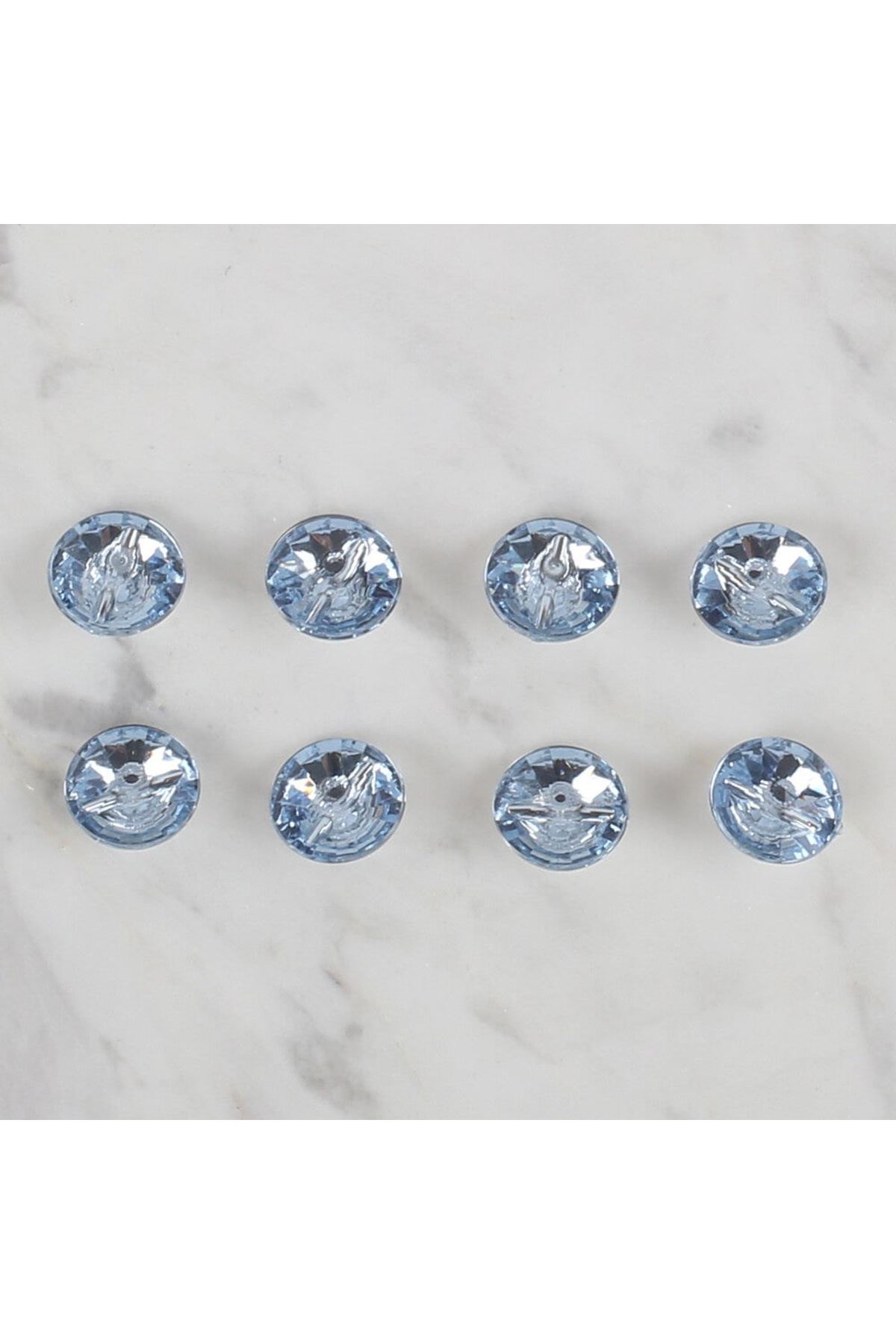 Loren Crafts açık mavi 8 li düğme - 197