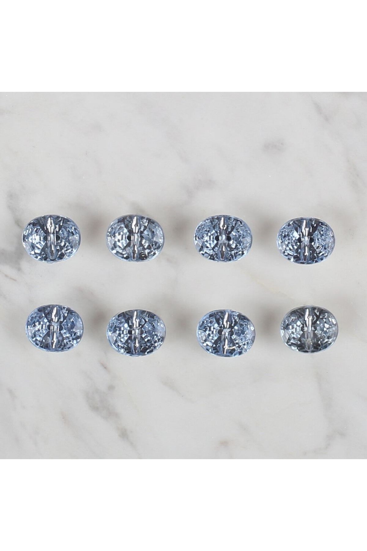 Loren Crafts açık mavi 8 li düğme - 233