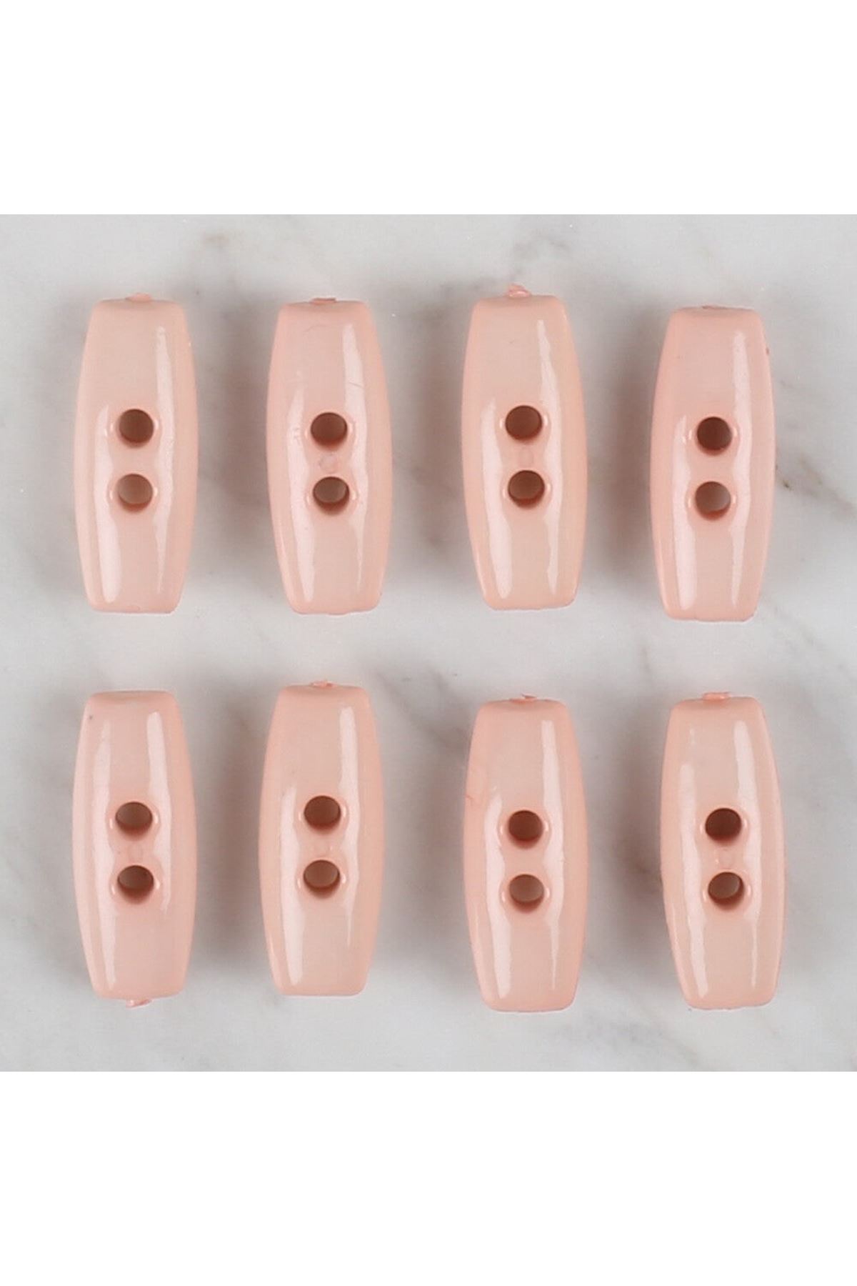 Loren Crafts açık pembe 8 li çoban düğmesi - 71