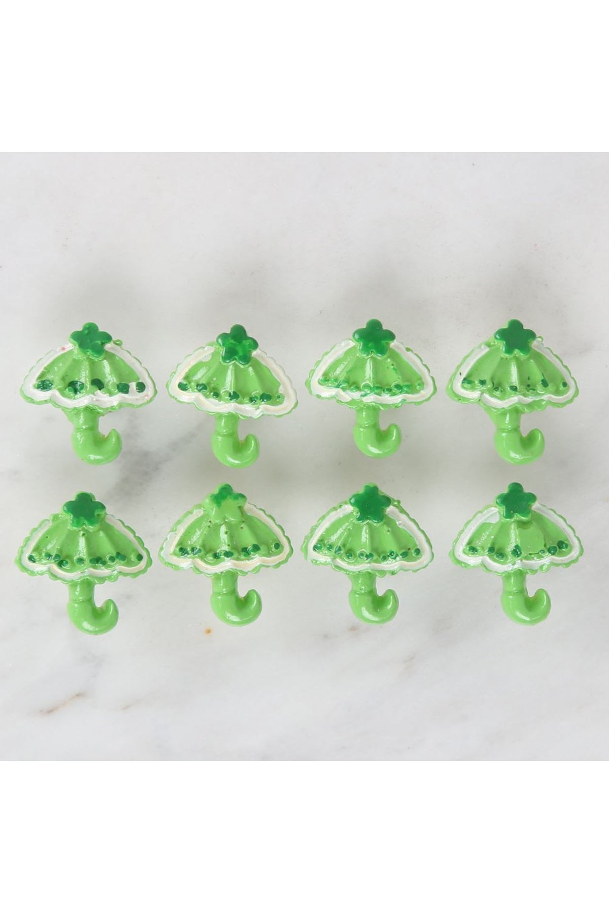 Loren Crafts Yeşil 8'li Düğme - 3013