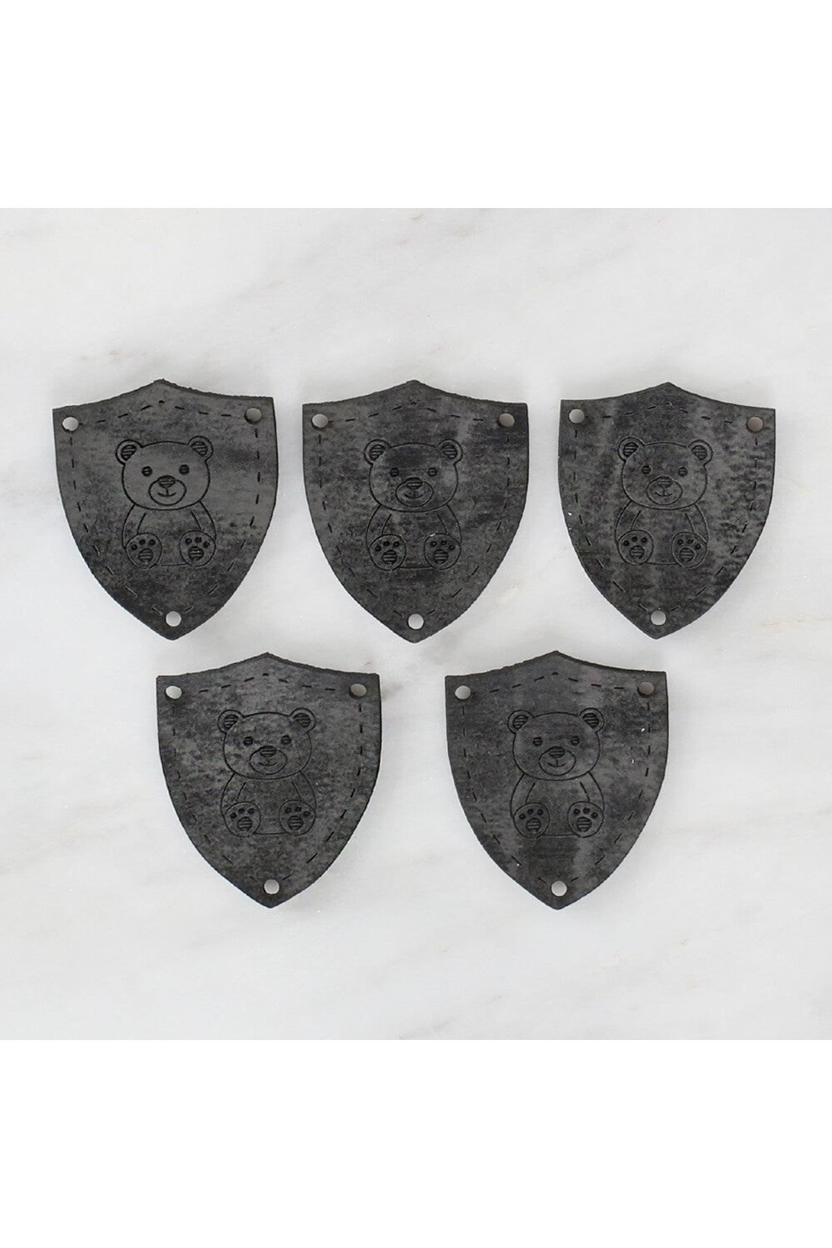 Loren Crafts Figürlü Deri Arma 5 Adet - 1500