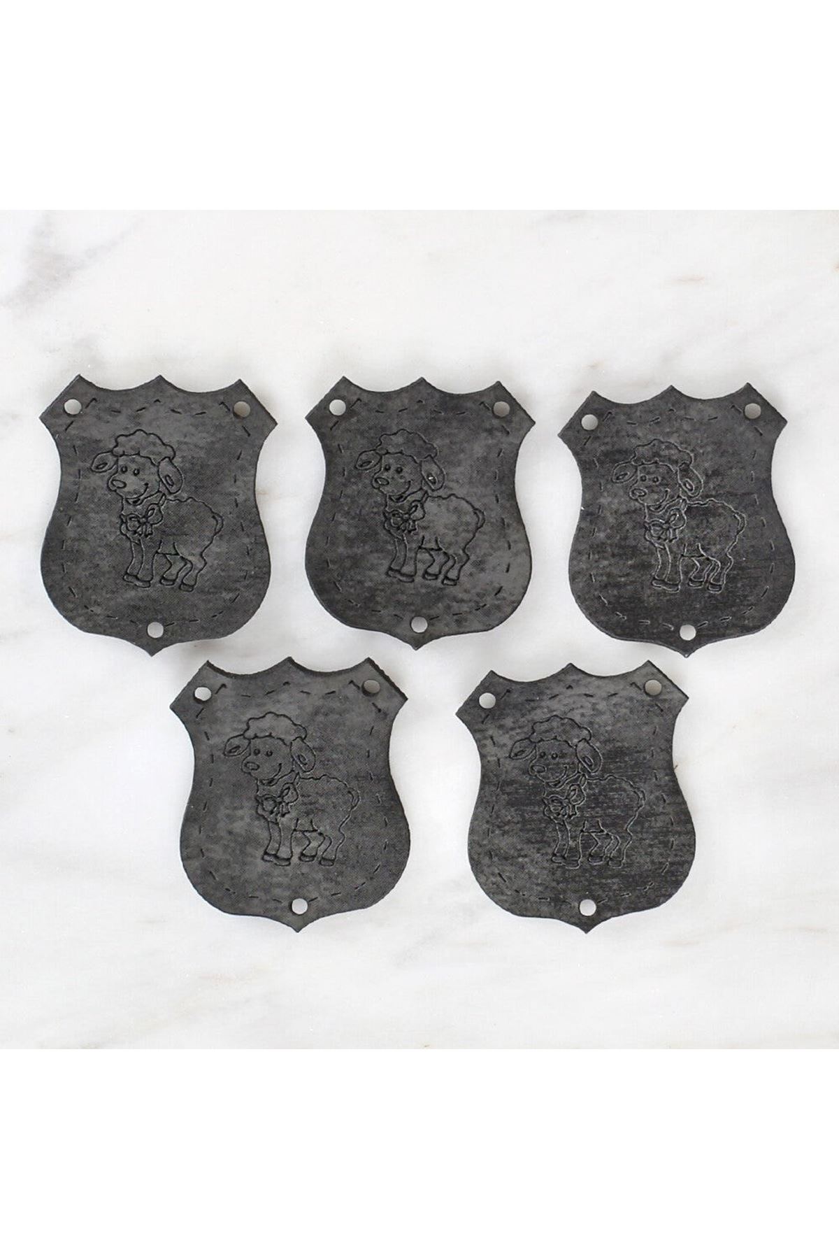 Loren Crafts Figürlü Deri Arma 5 Adet - 1518