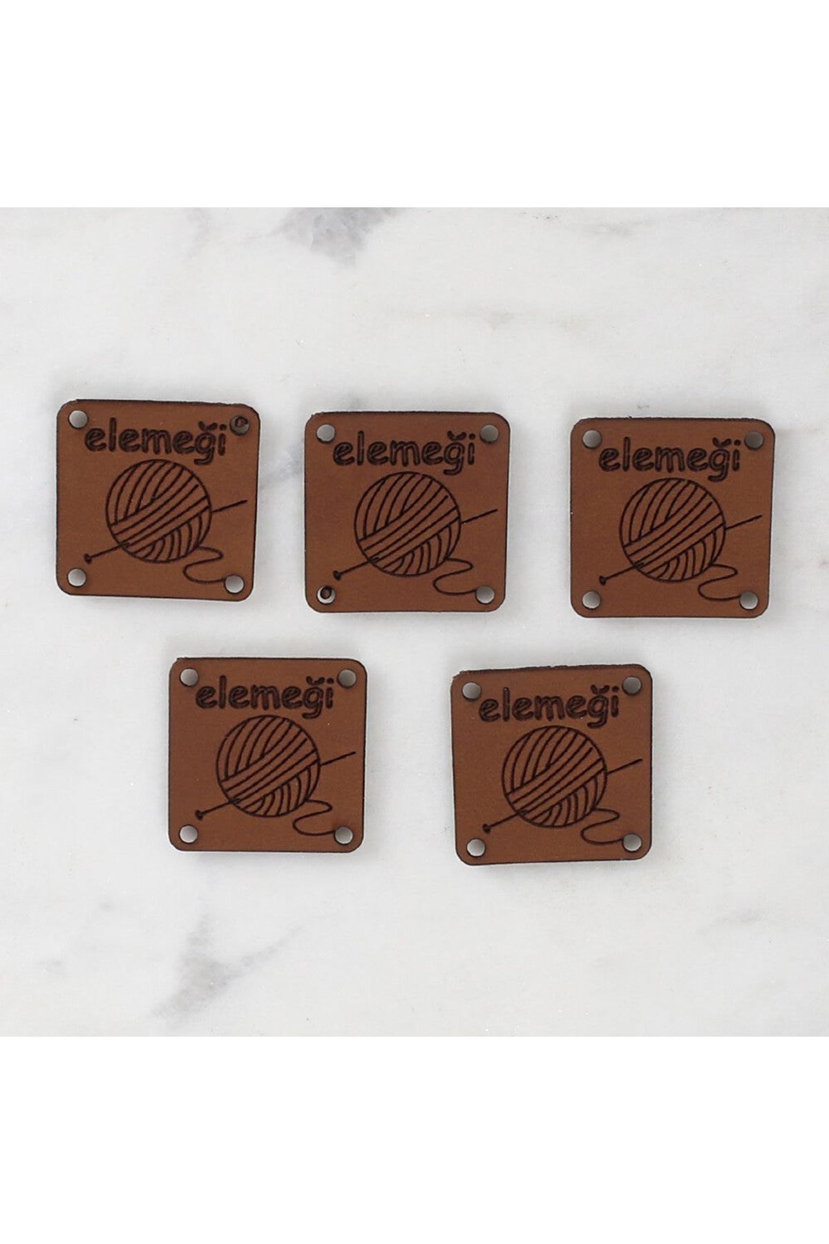 Loren Crafts Elemeği Deri Arma 5 Adet  - 1585