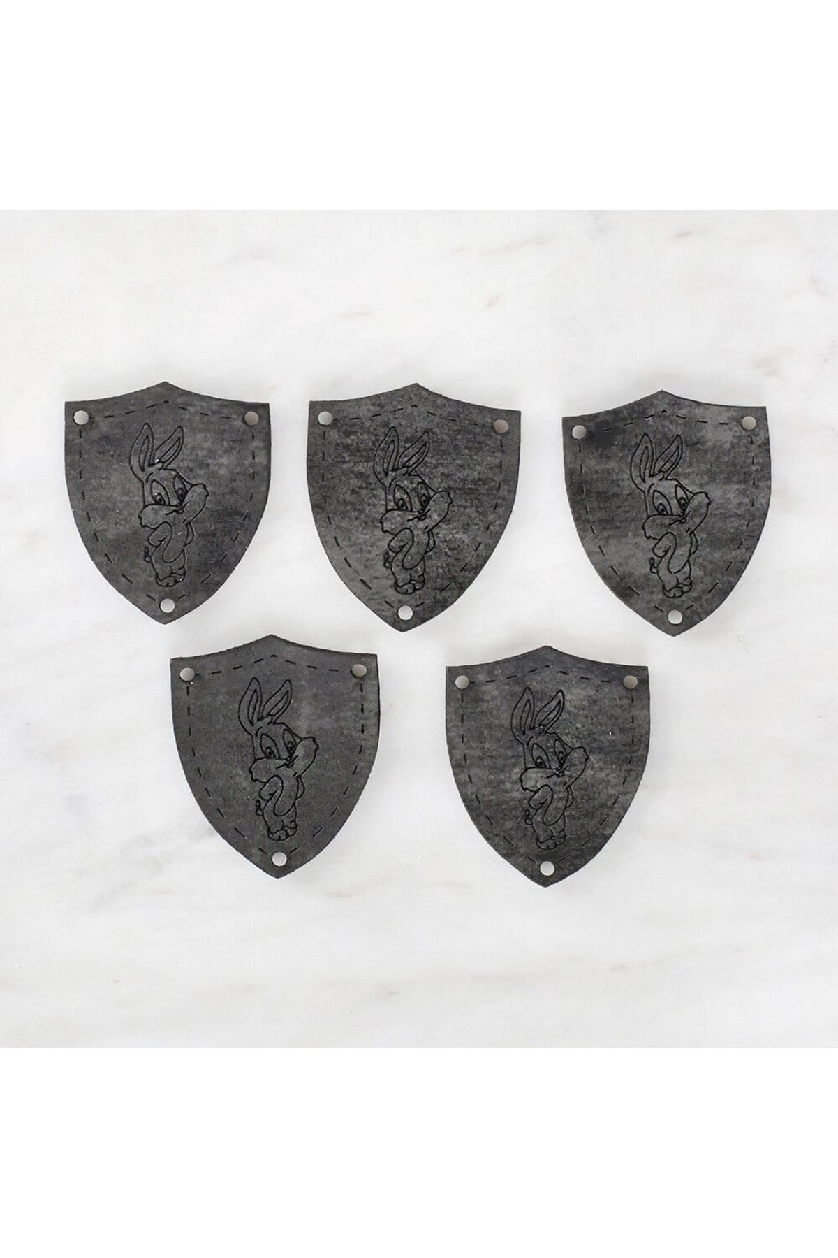 Loren Crafts Figürlü Deri Arma 5 Adet - 1522