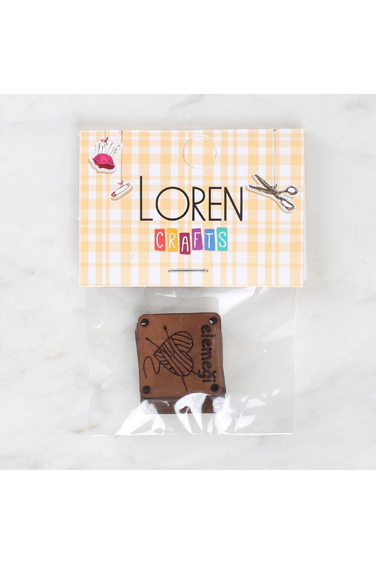 Loren Crafts Elemeği Deri Arma 5 Adet - 1566