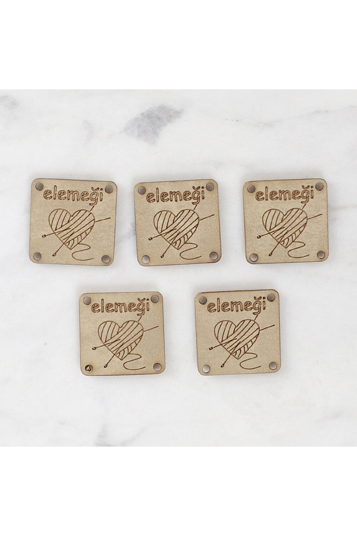 Loren Crafts Elemeği Deri Arma 5 Adet - 1569