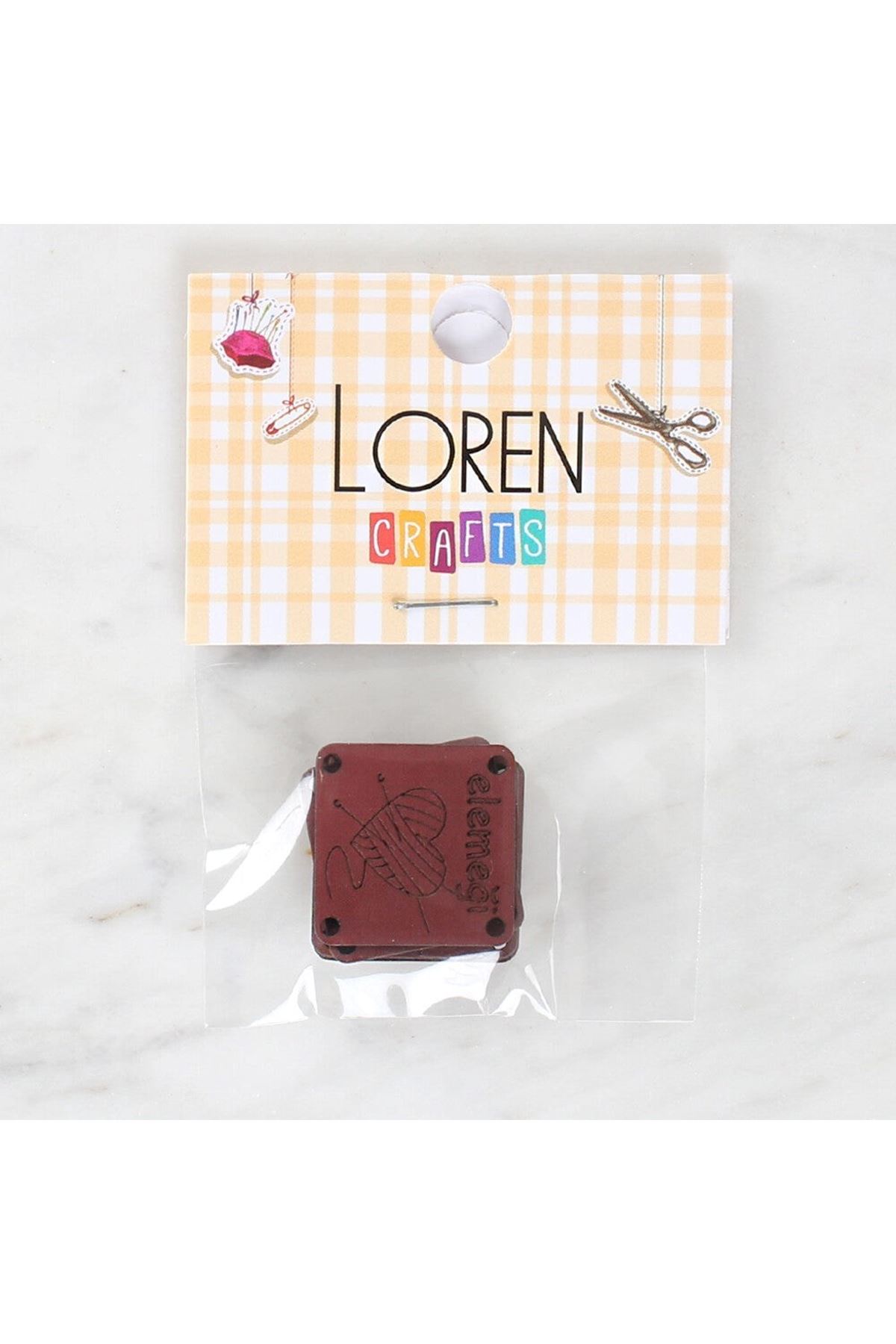 Loren Crafts Elemeği Deri Arma 5 Adet - 1570