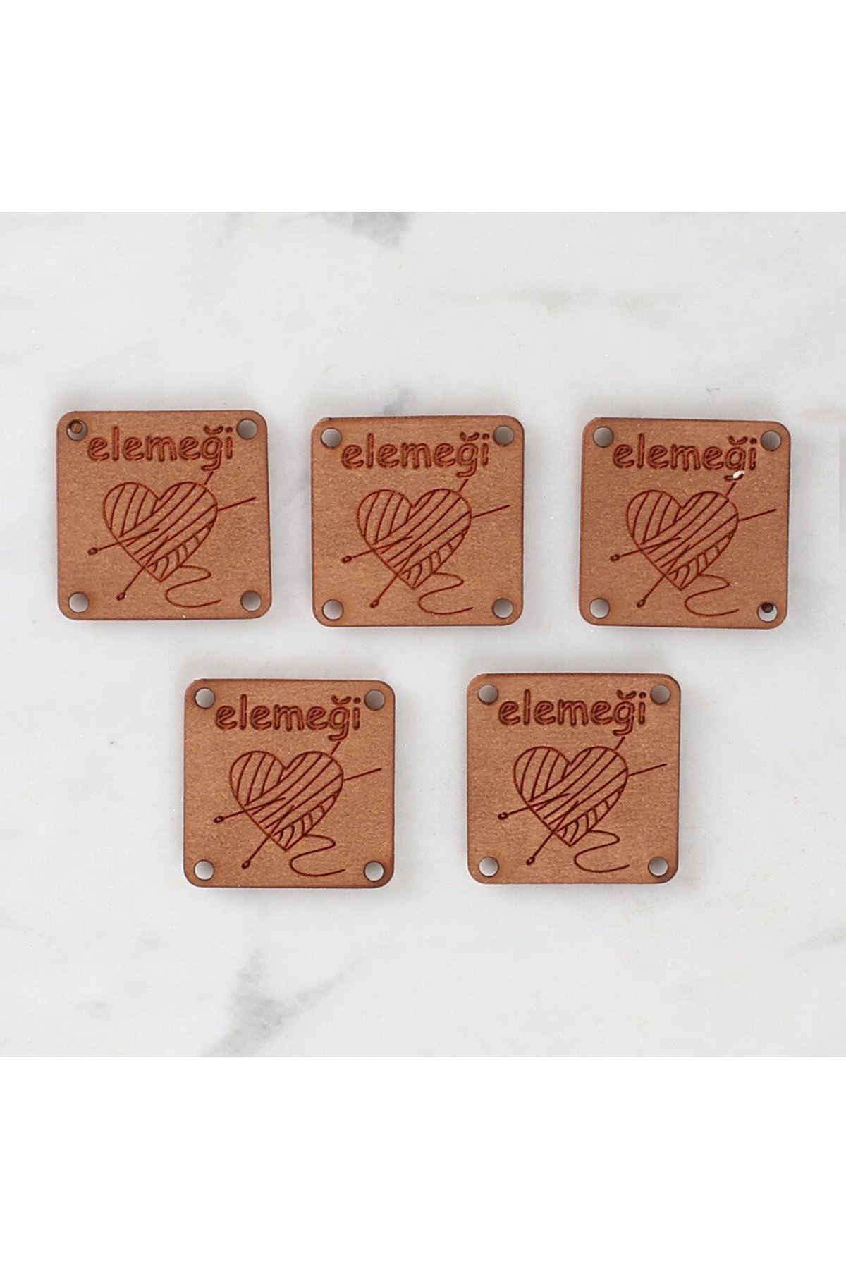 Loren Crafts Elemeği Deri Arma 5 Adet - 1571