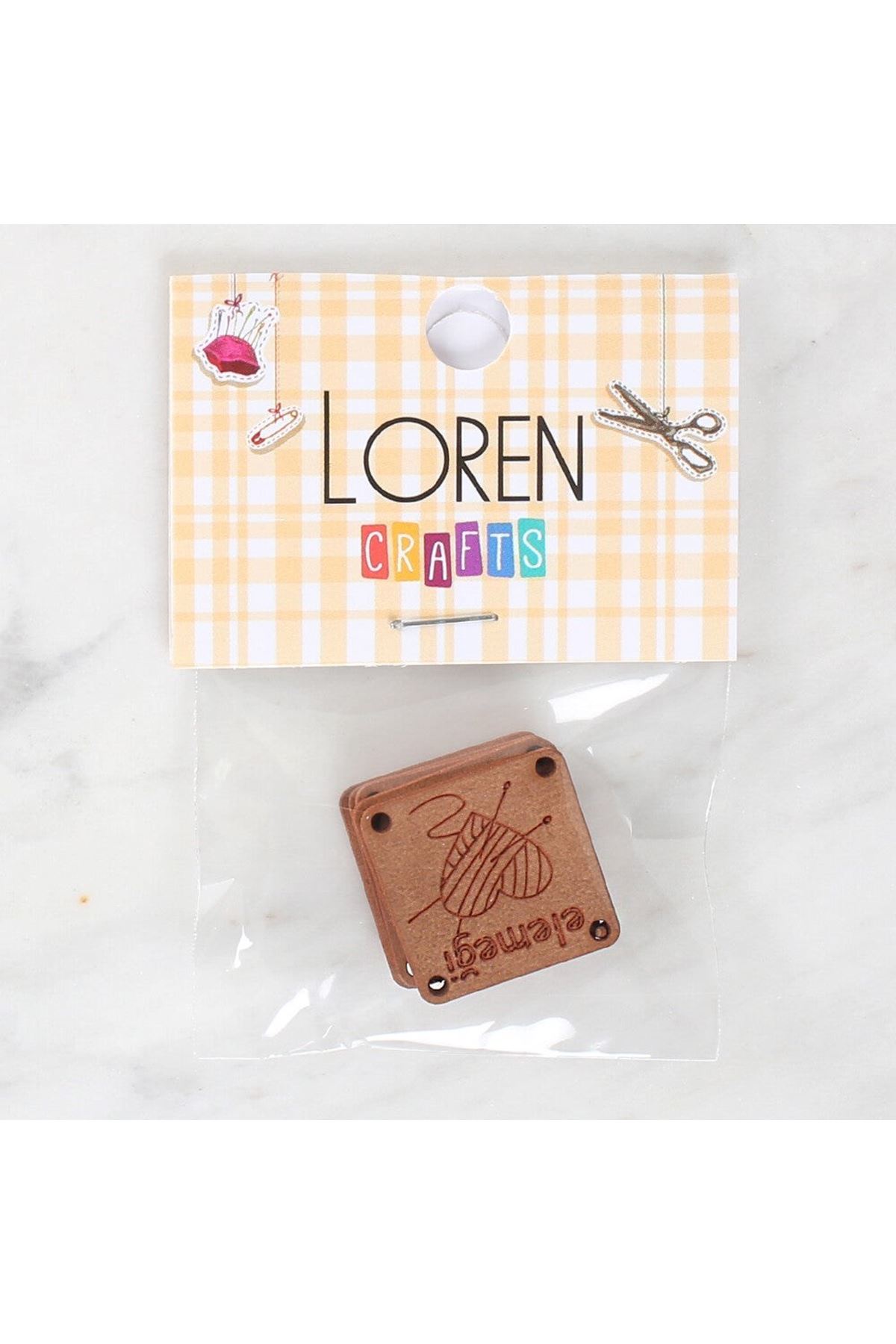 Loren Crafts Elemeği Deri Arma 5 Adet - 1571