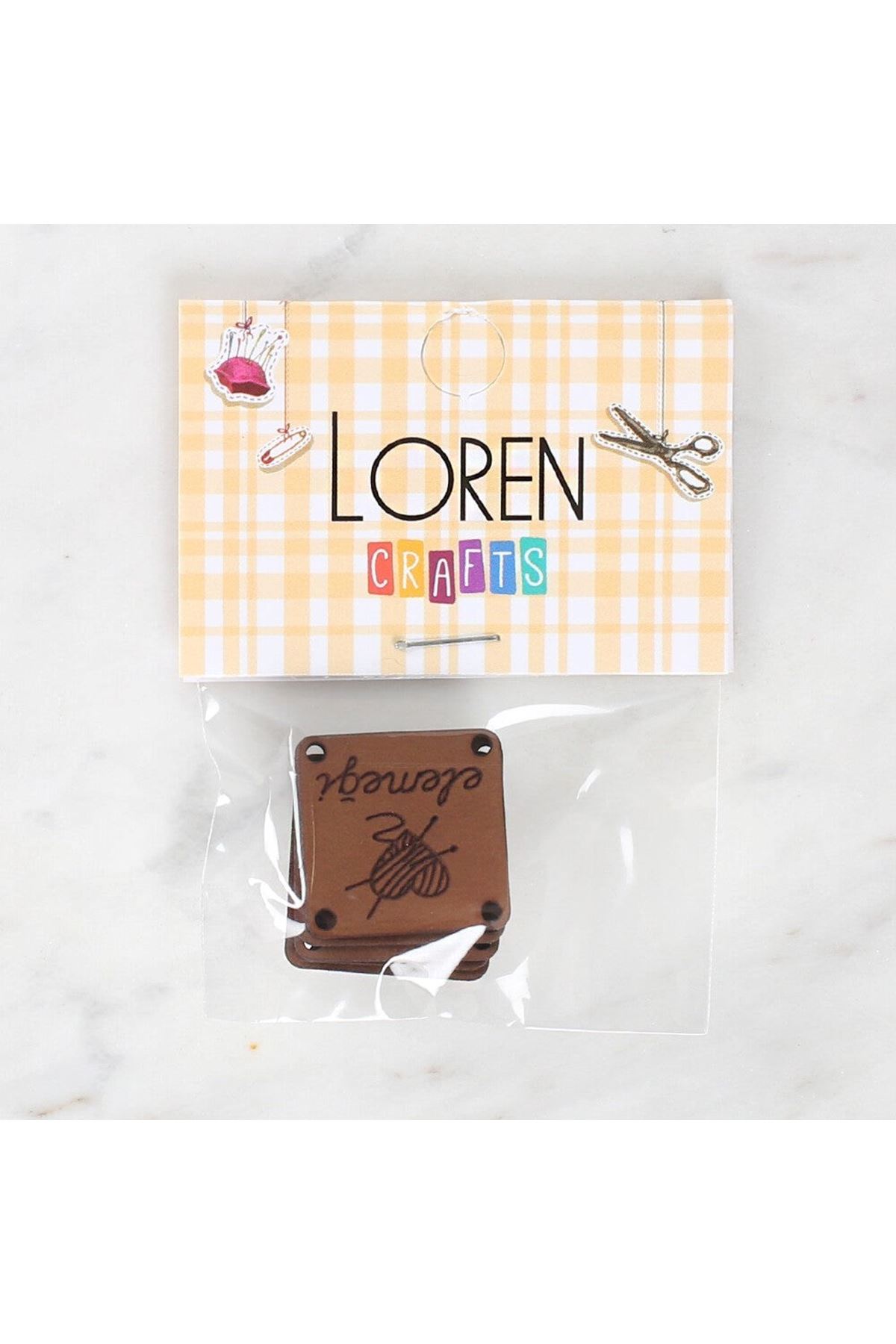 Loren Crafts Elemeği Deri Arma 5 Adet - 1587