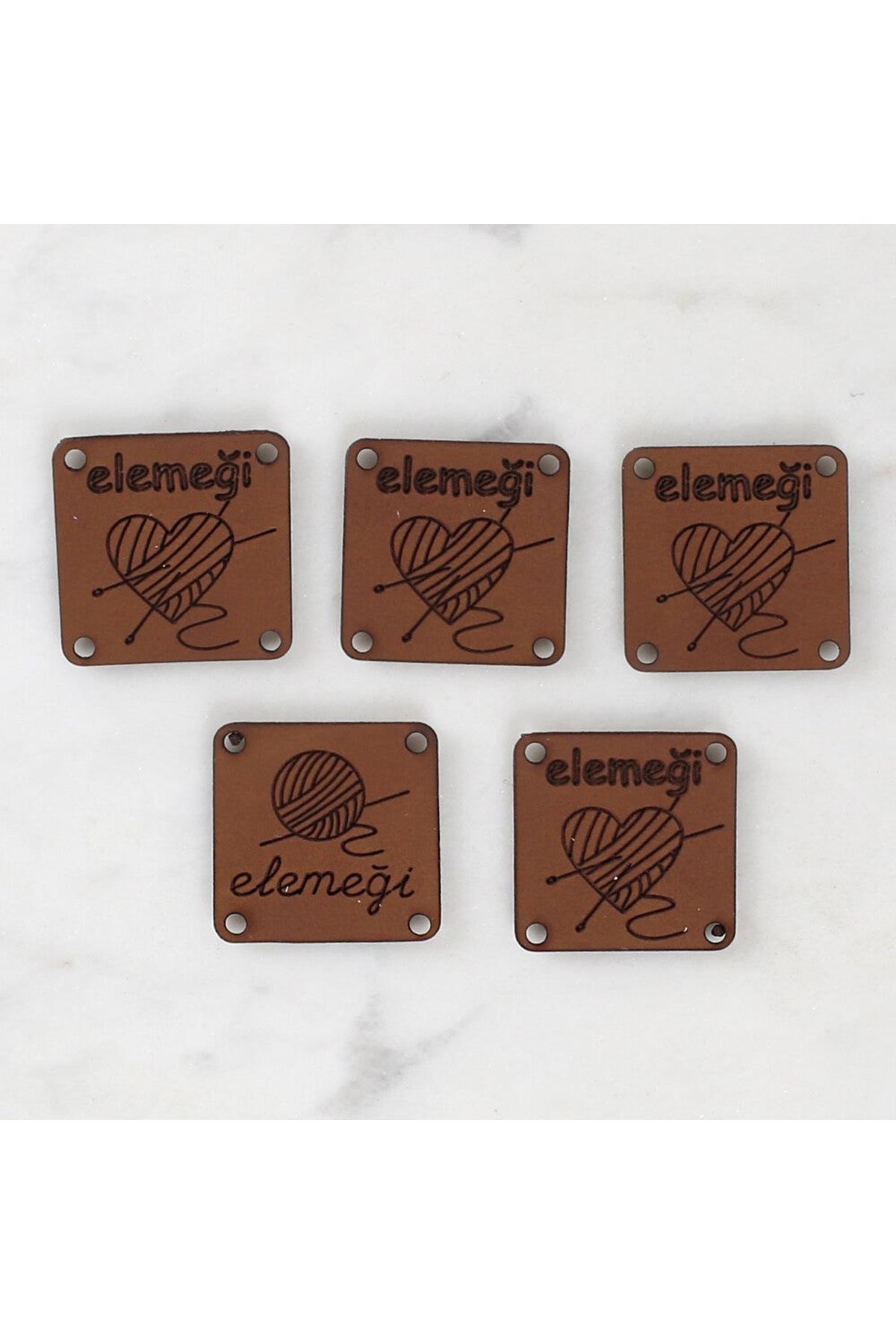 Loren Crafts Elemeği Deri Arma 5 Adet - 1588