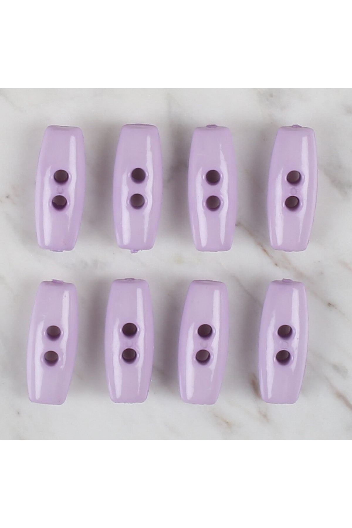 Loren Crafts lila 8 li çoban düğmesi - 60