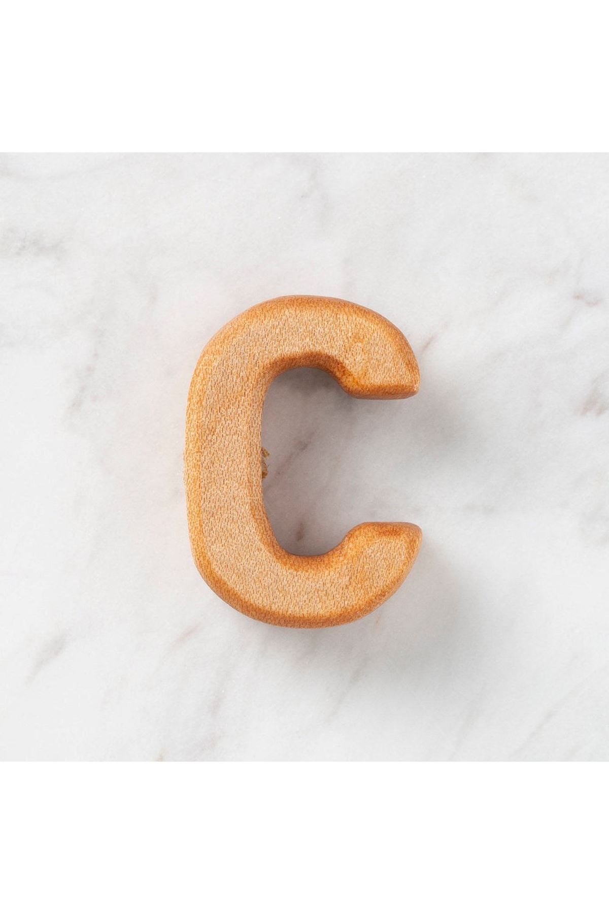 Hobi Baby Organik Ahşap Harf - C