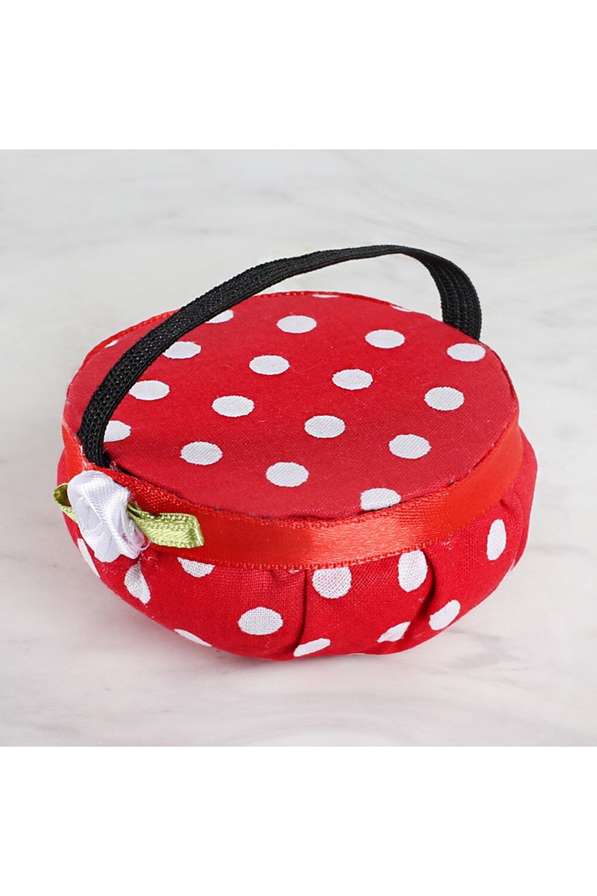 Loren Kola Takılabilir İğnedenlik kırmızı puanlı